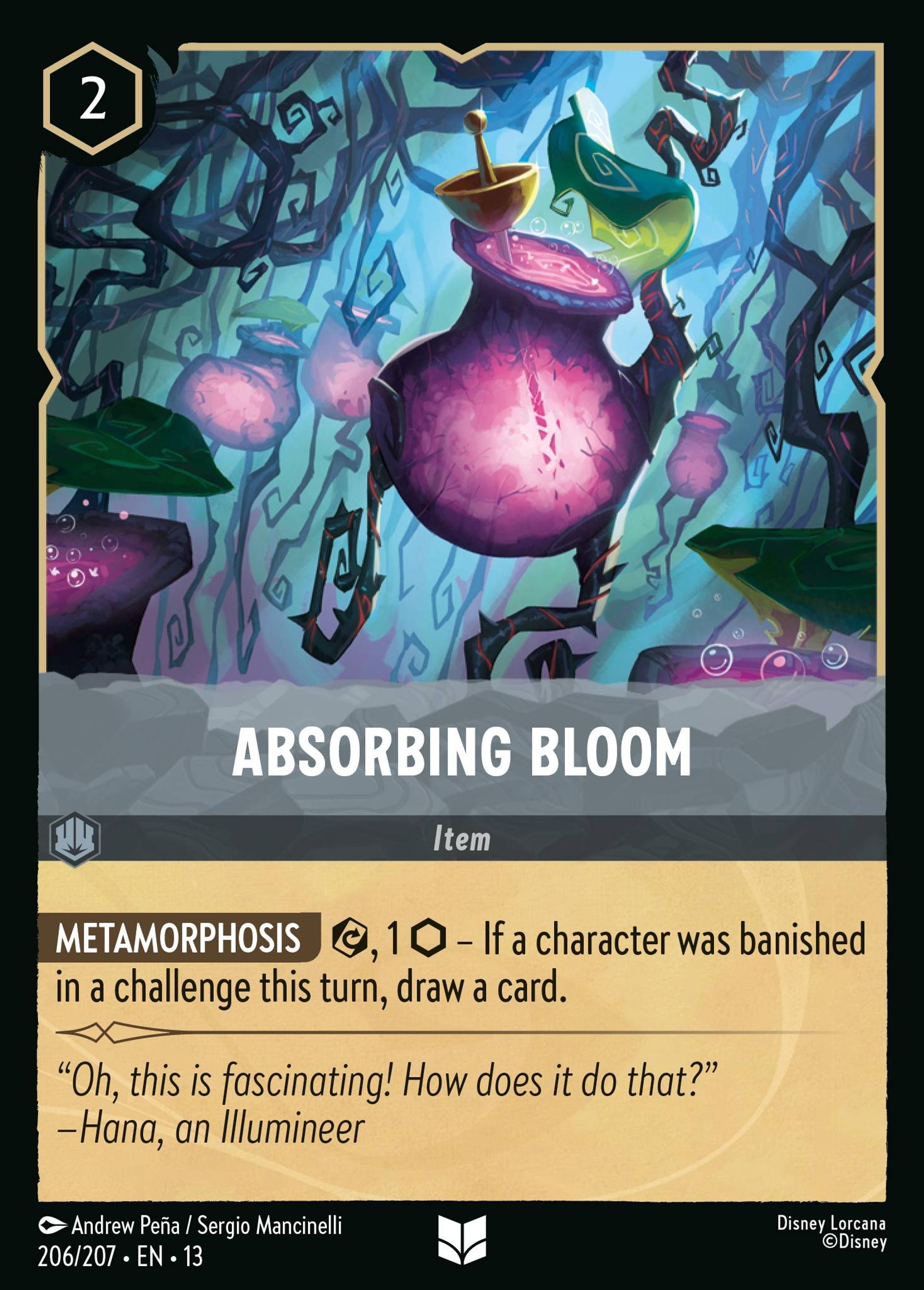 Fleur absorbante — Attack of the Vine! — Lorcana