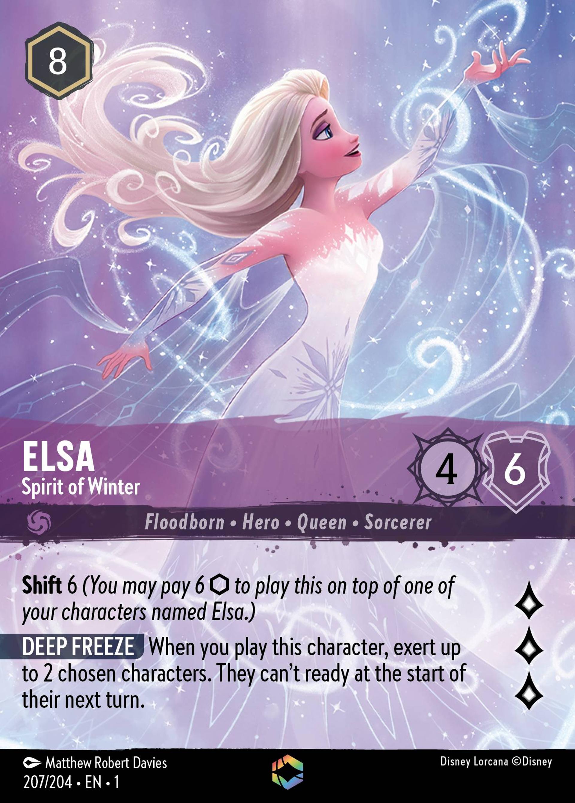 Elsa - Spirit of Winter — The First Chapter — Lorcana