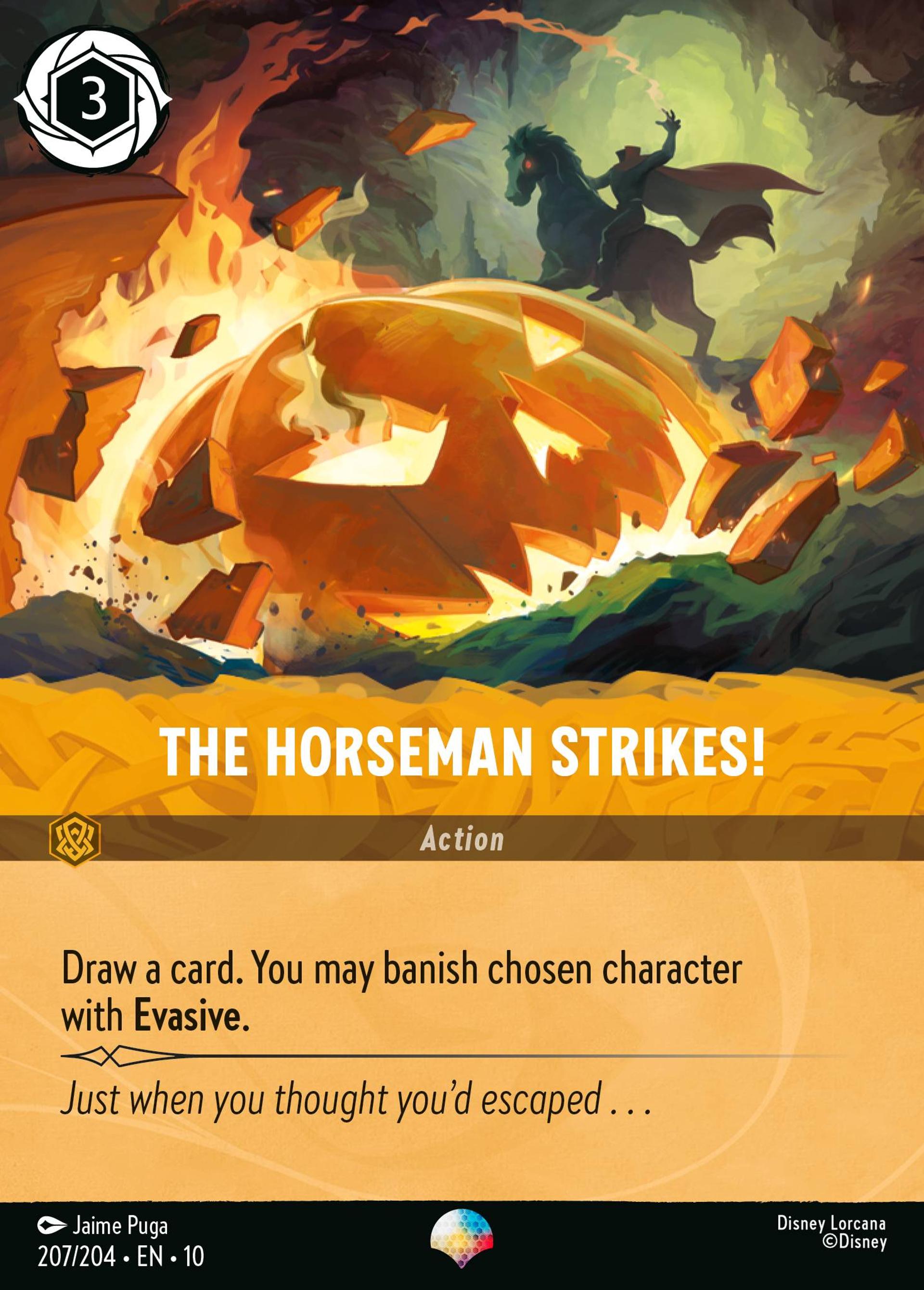 The Horseman Strikes! — Whispers in the Well — Lorcana