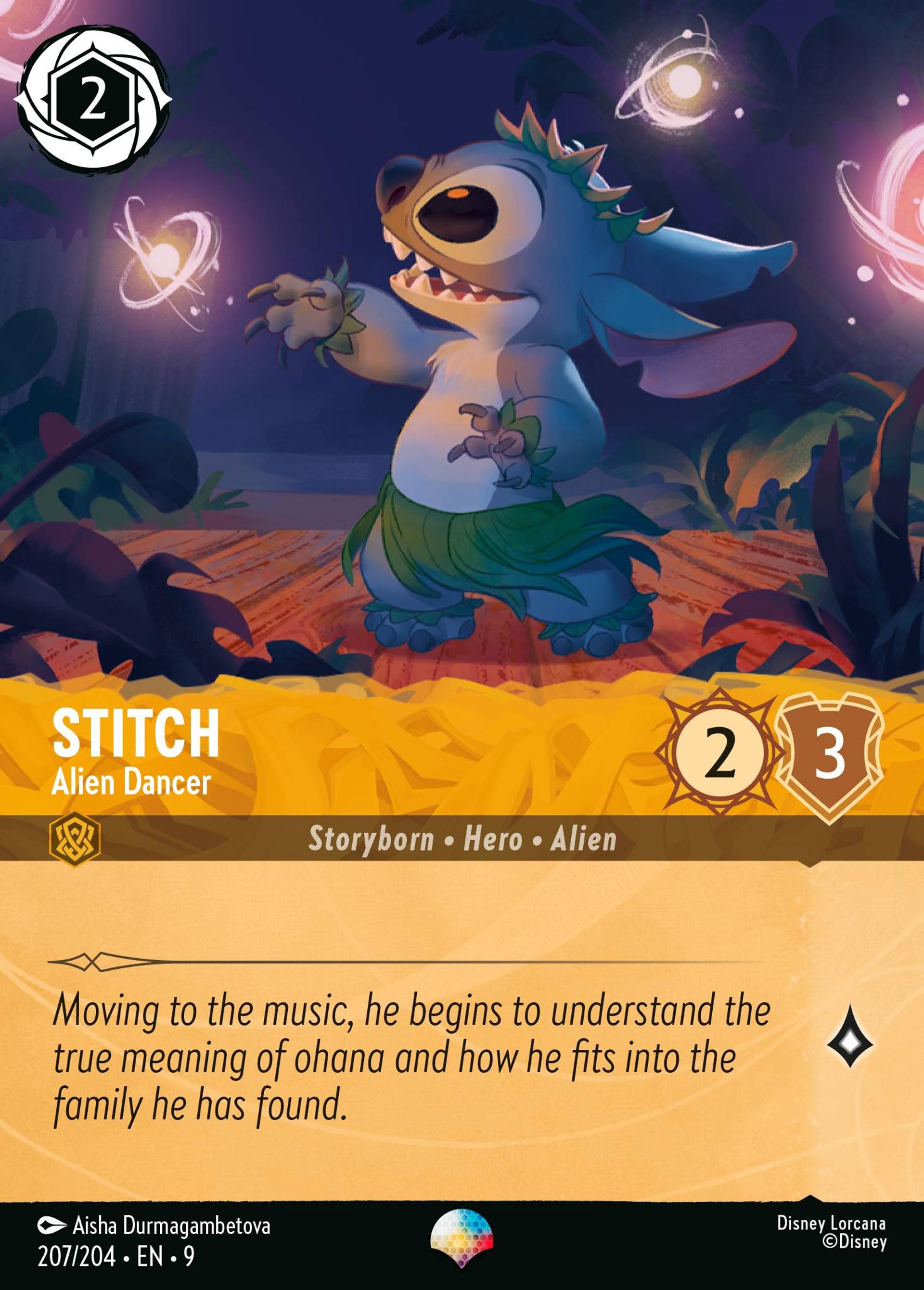 Stitch - Alien Dancer — Fabled — Lorcana