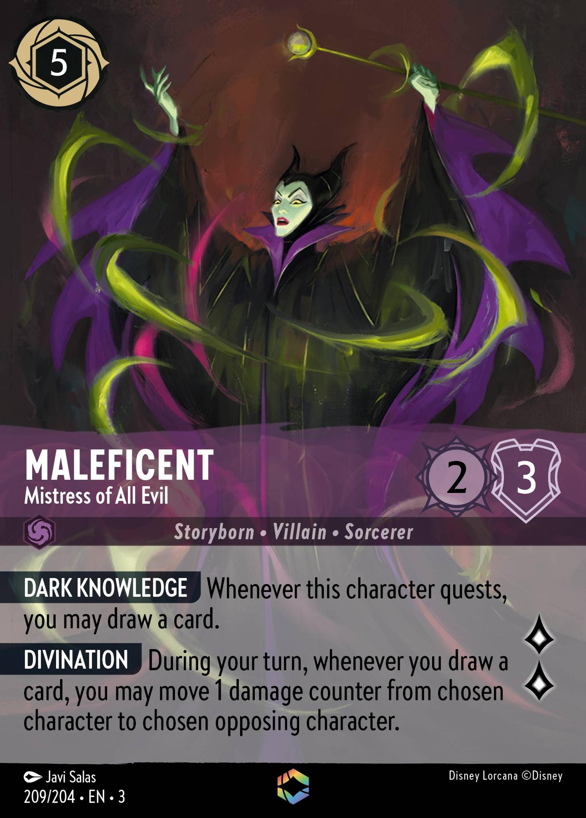 Maléfique - Maîtresse du Mal — Into the Inklands — Lorcana