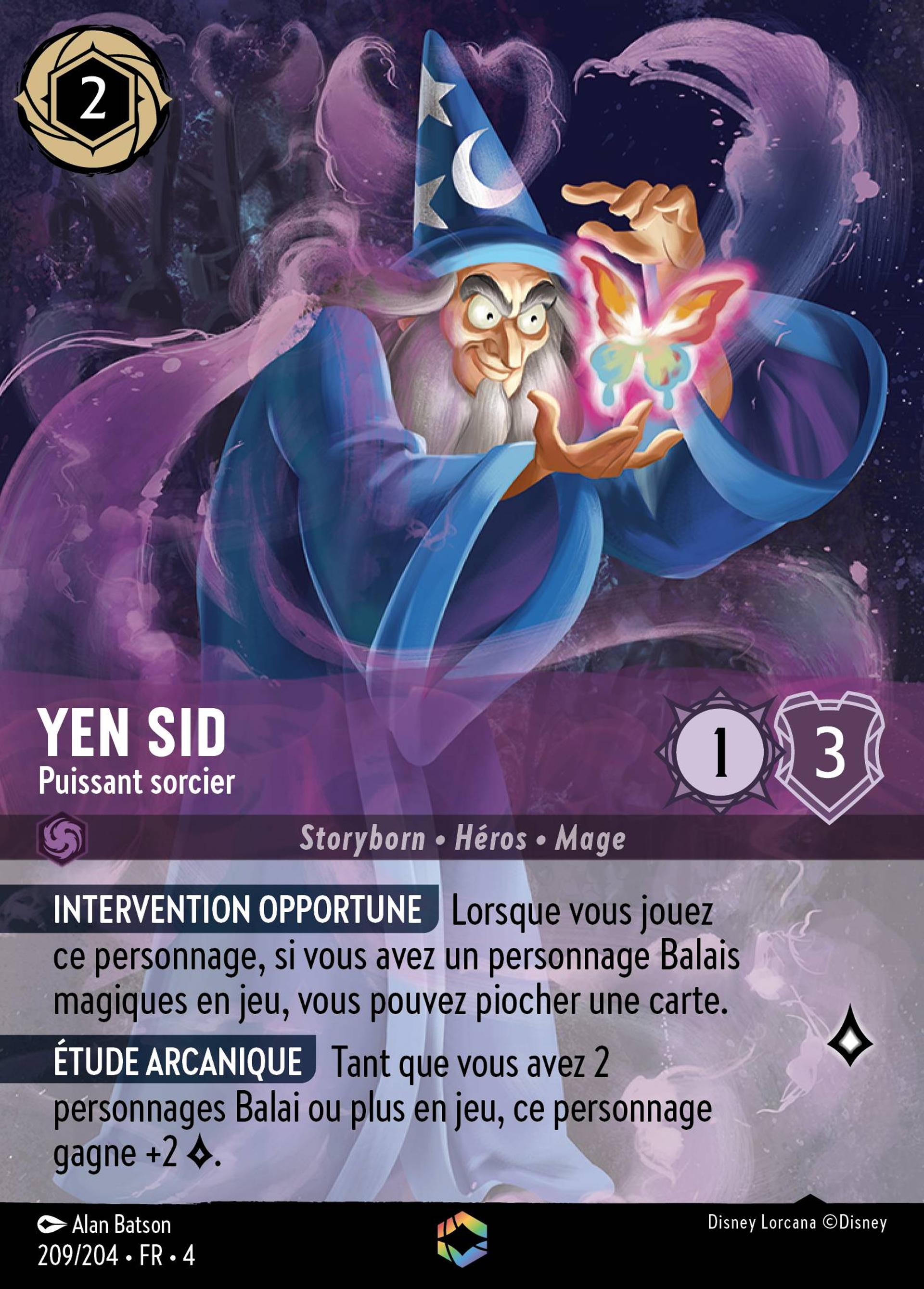 Yen Sid - Puissant sorcier — Ursula's Return — Lorcana