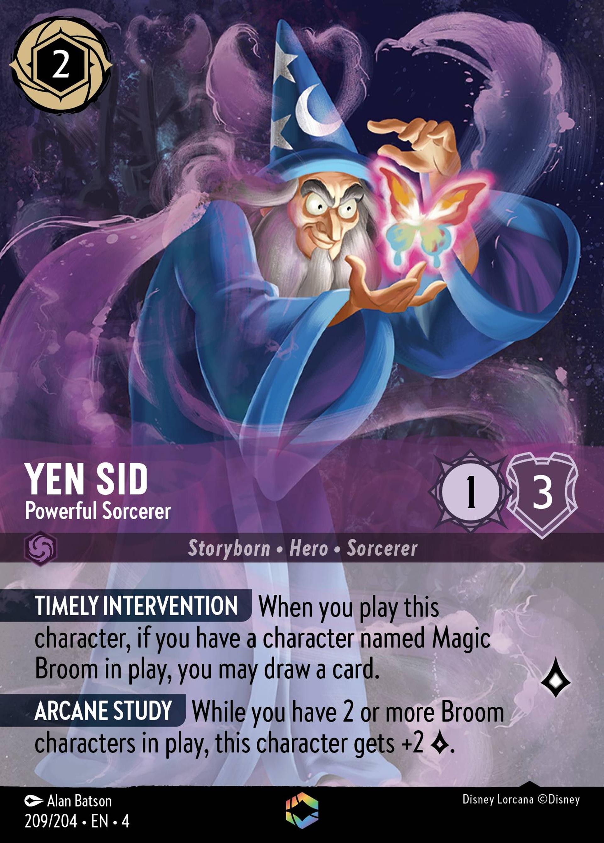 Yen Sid - Powerful Sorcerer — Ursula's Return — Lorcana