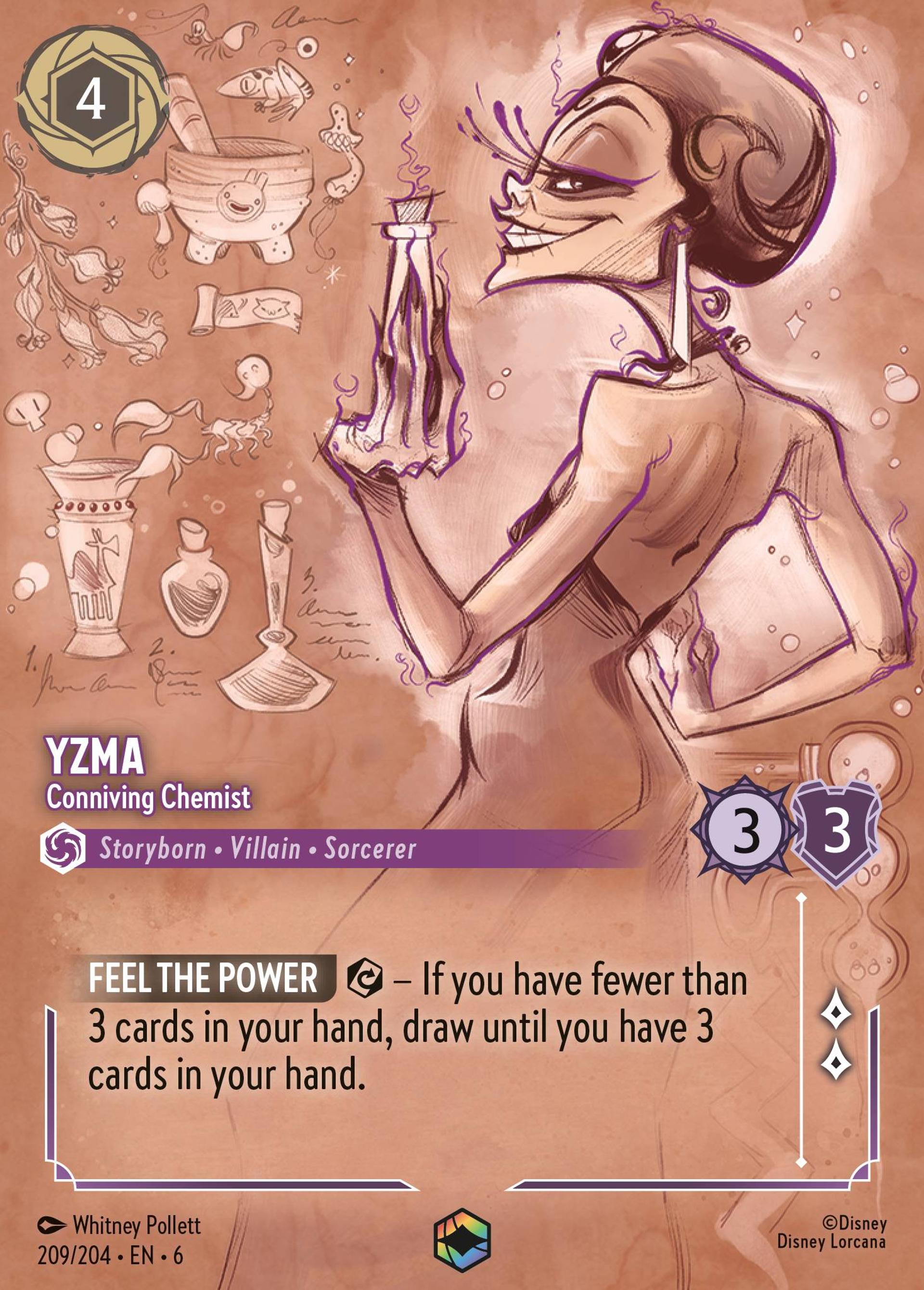 Yzma - Conniving Chemist — Azurite Sea — Lorcana