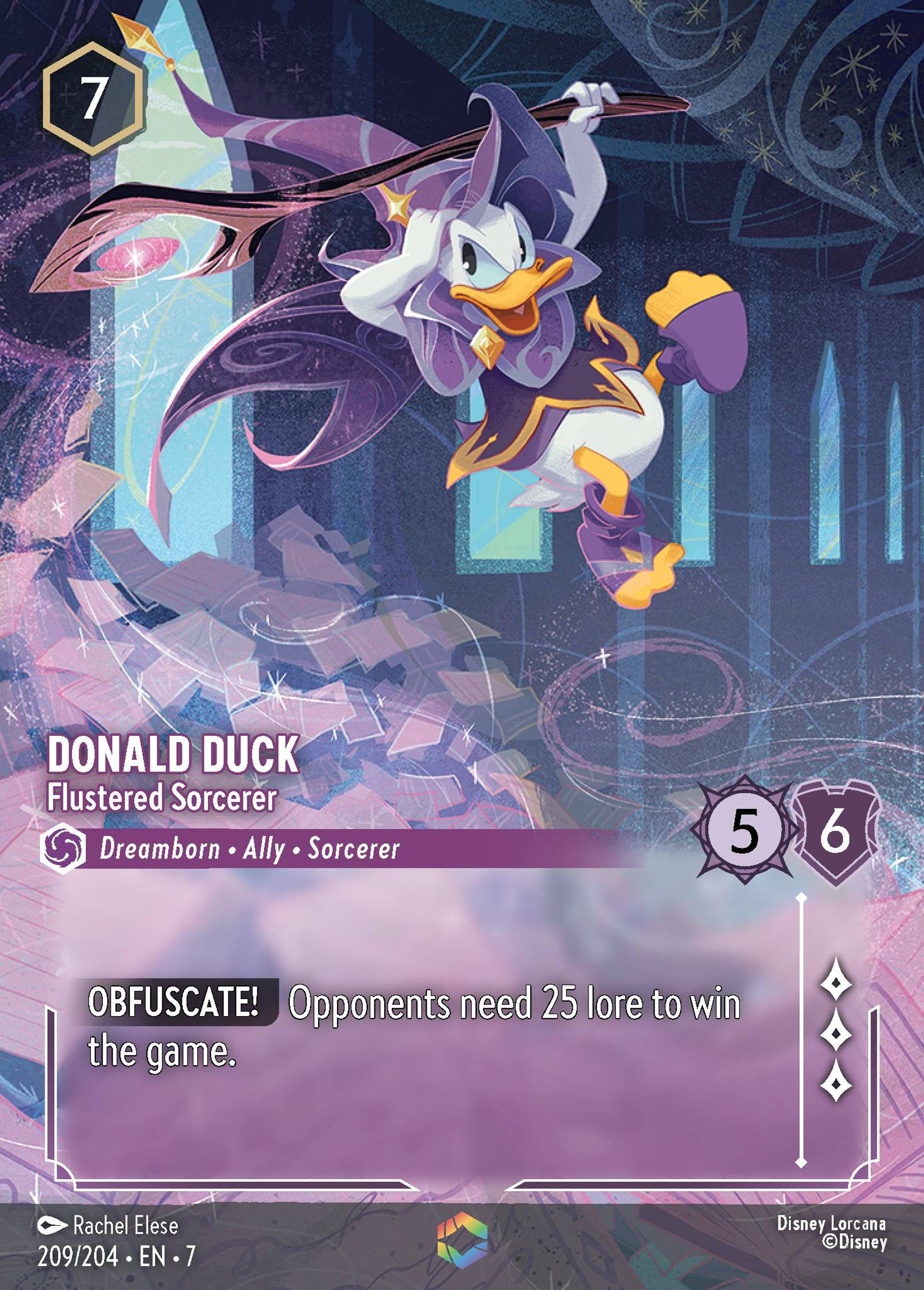 Donald Duck - Flustered Sorcerer — Archazia's Island — Lorcana