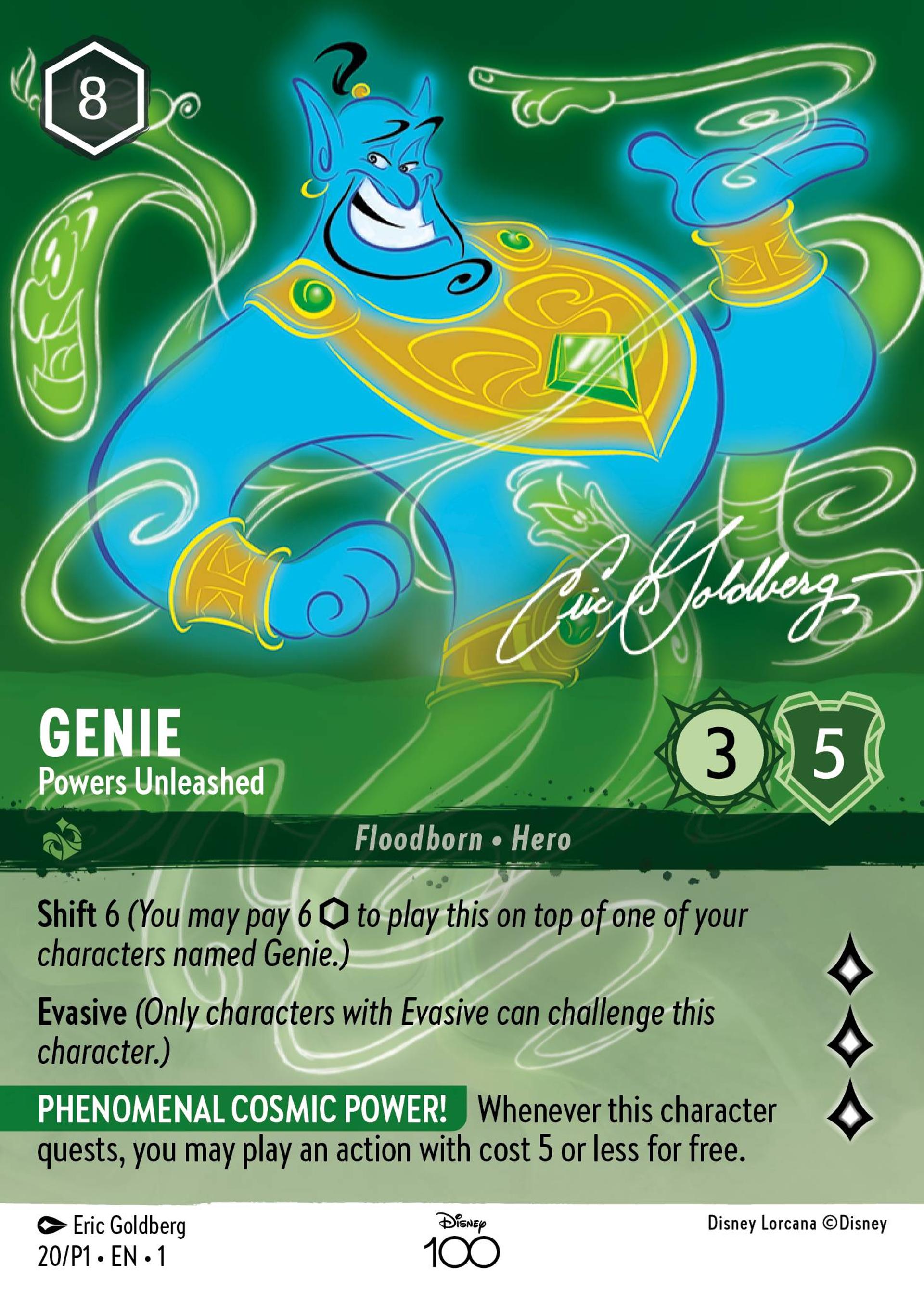 Génie - Déchaîne ses pouvoirs — Promos - Year 1 — Lorcana