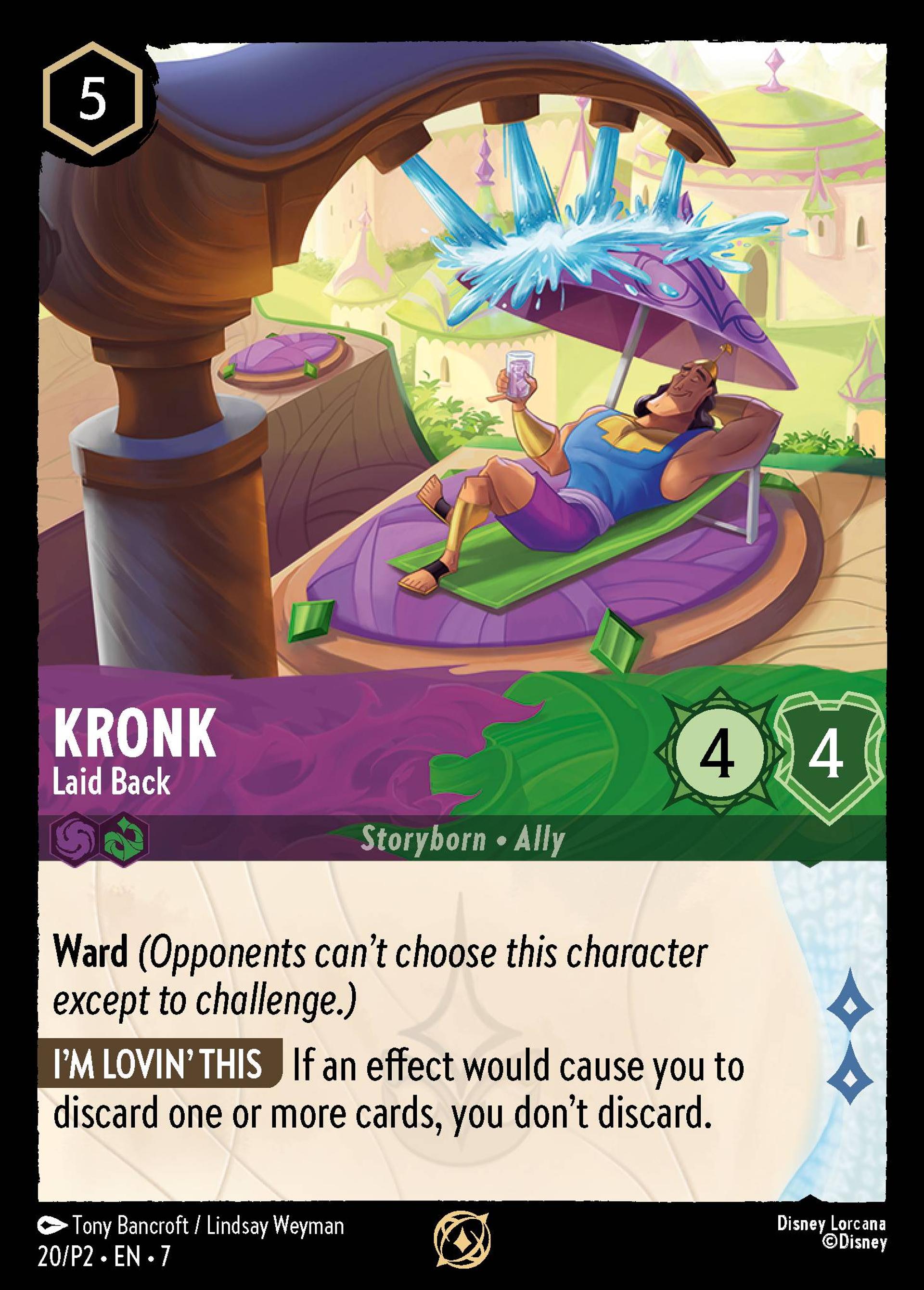 Kronk - Décontracté — Promos - Year 2 — Lorcana