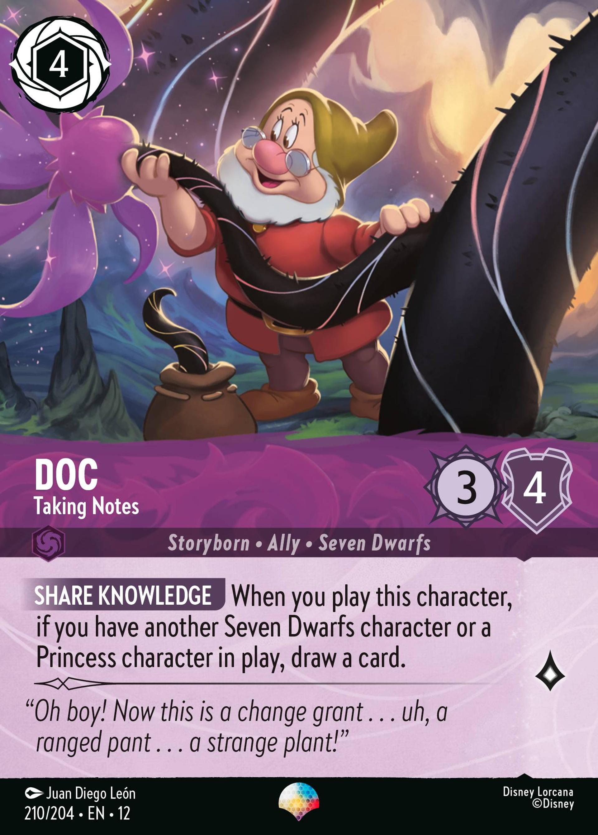 Prof - Prend des notes — Wilds Unknown — Lorcana