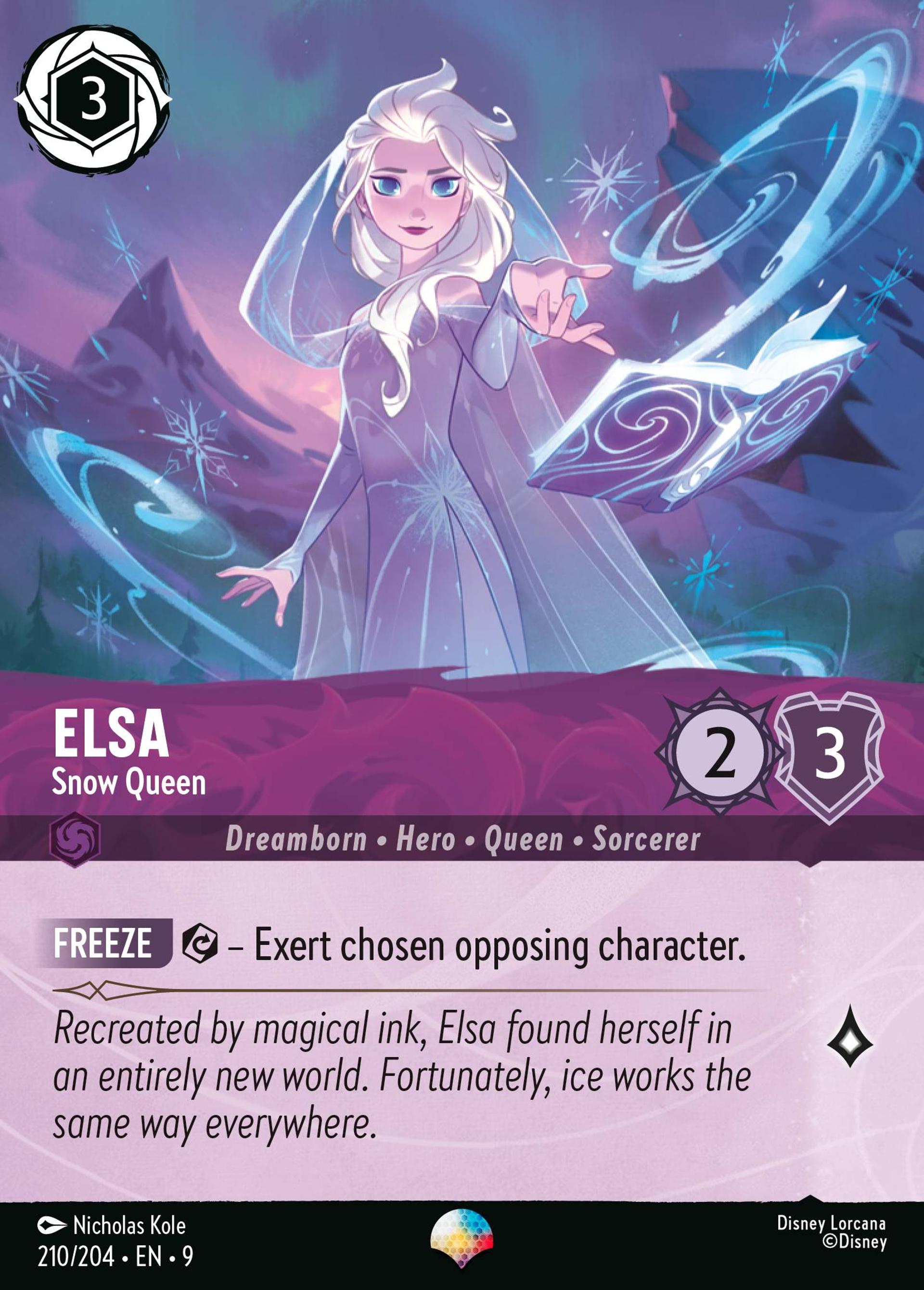Elsa - Snow Queen — Fabled — Lorcana