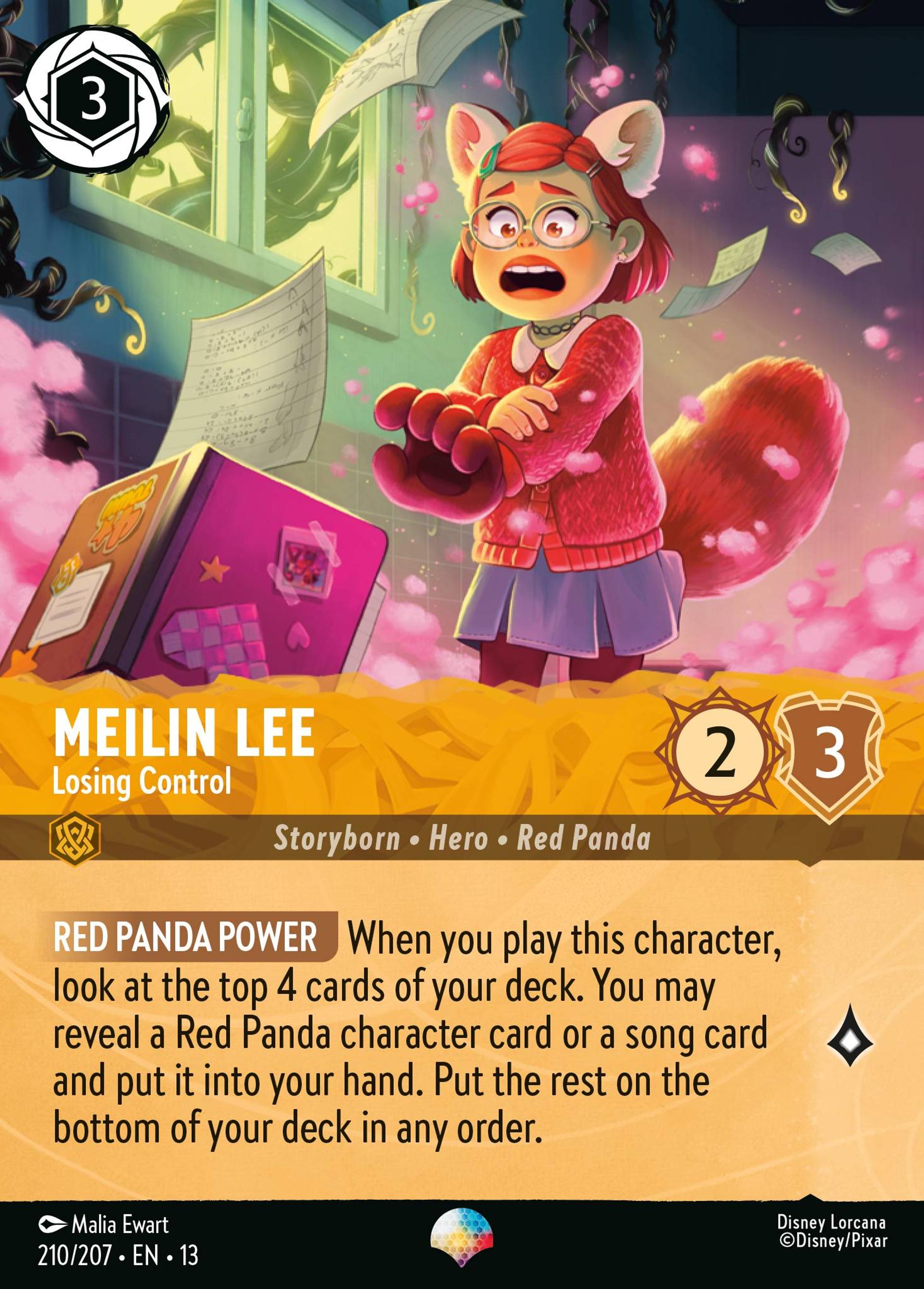 Meilin Lee - Perd le contrôle — Attack of the Vine! — Lorcana