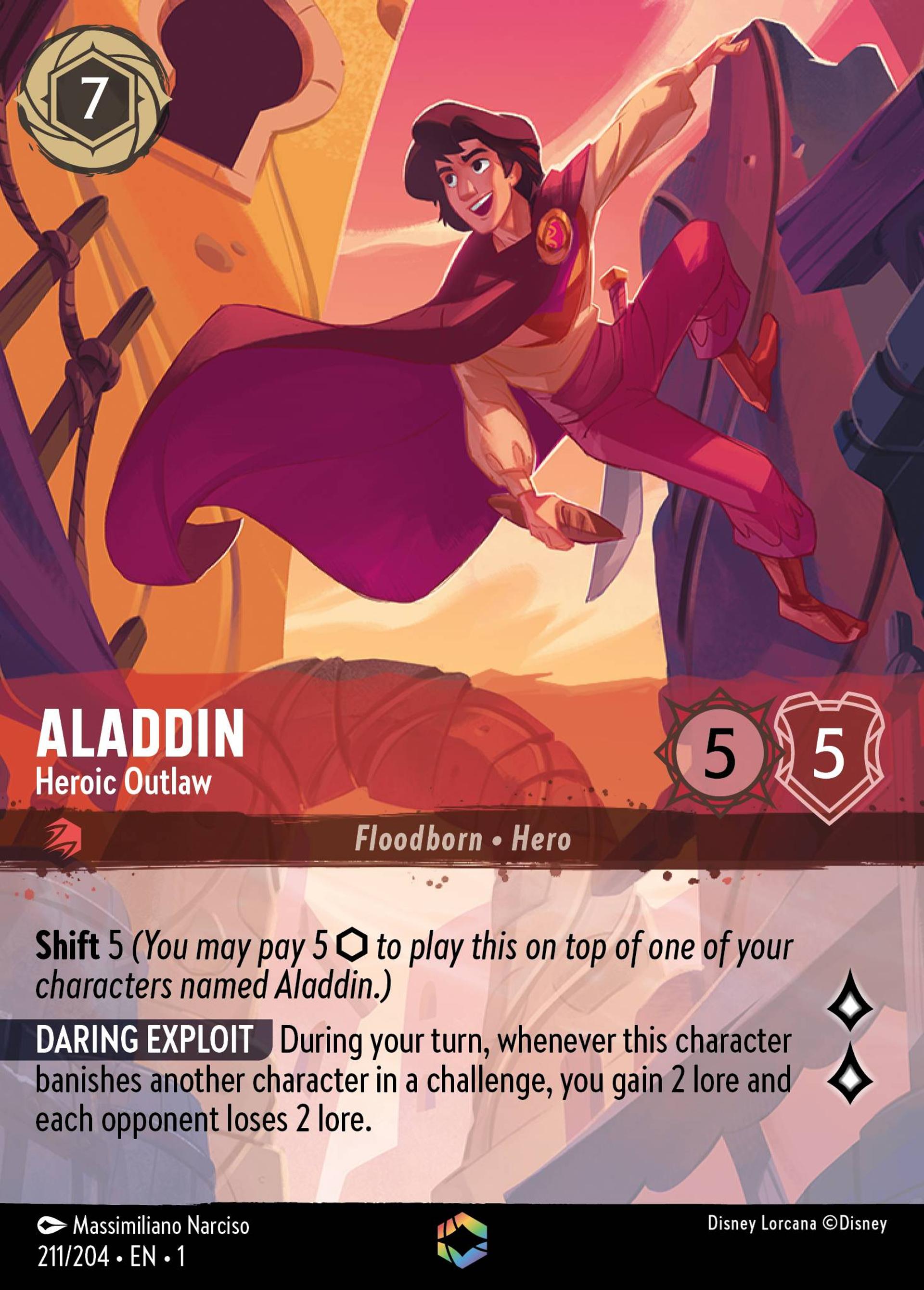 Aladdin - Heroic Outlaw — The First Chapter — Lorcana