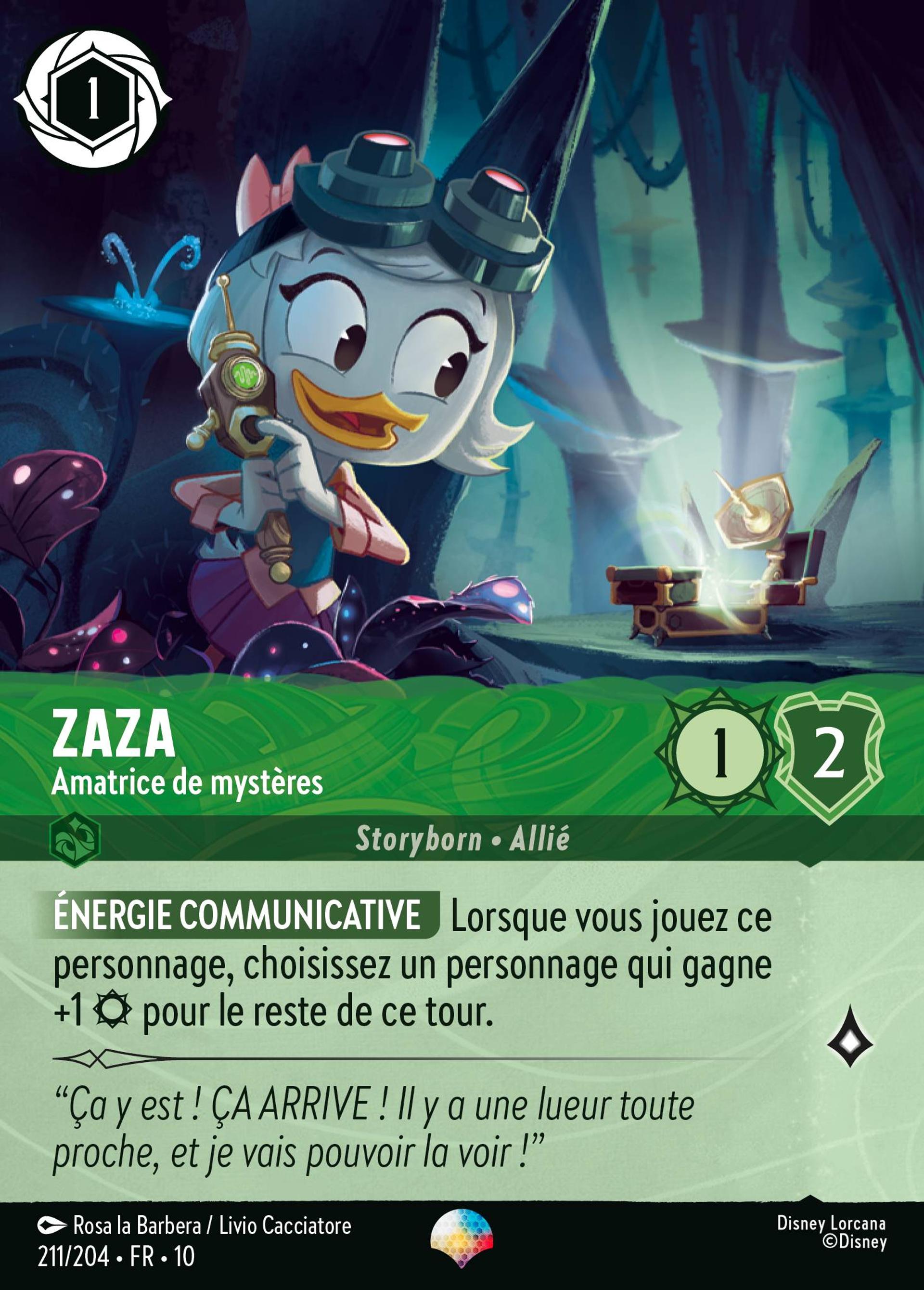 Zaza - Amatrice de mystères — Whispers in the Well — Lorcana