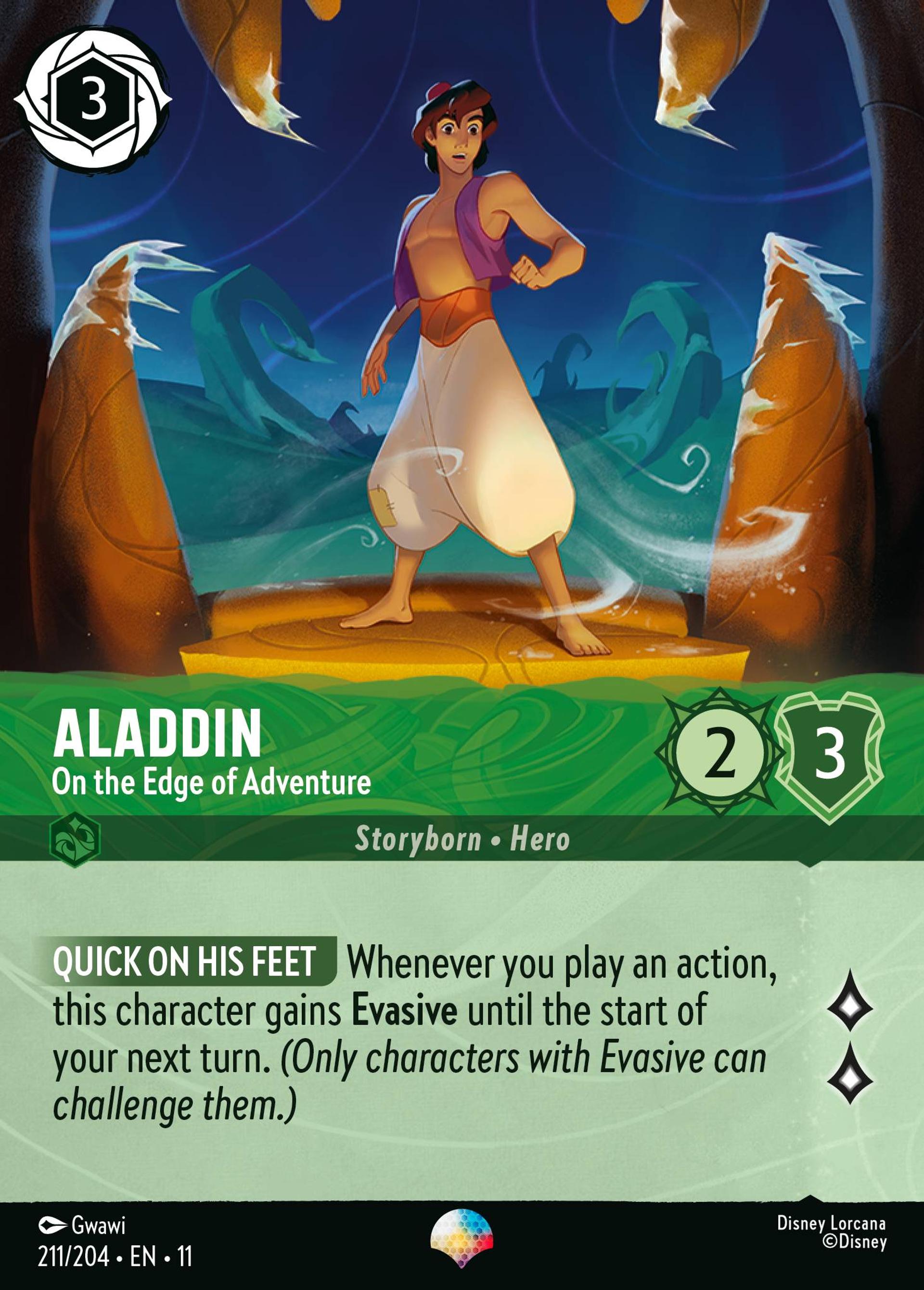 Aladdin - Au seuil de l'aventure — Winterspell — Lorcana