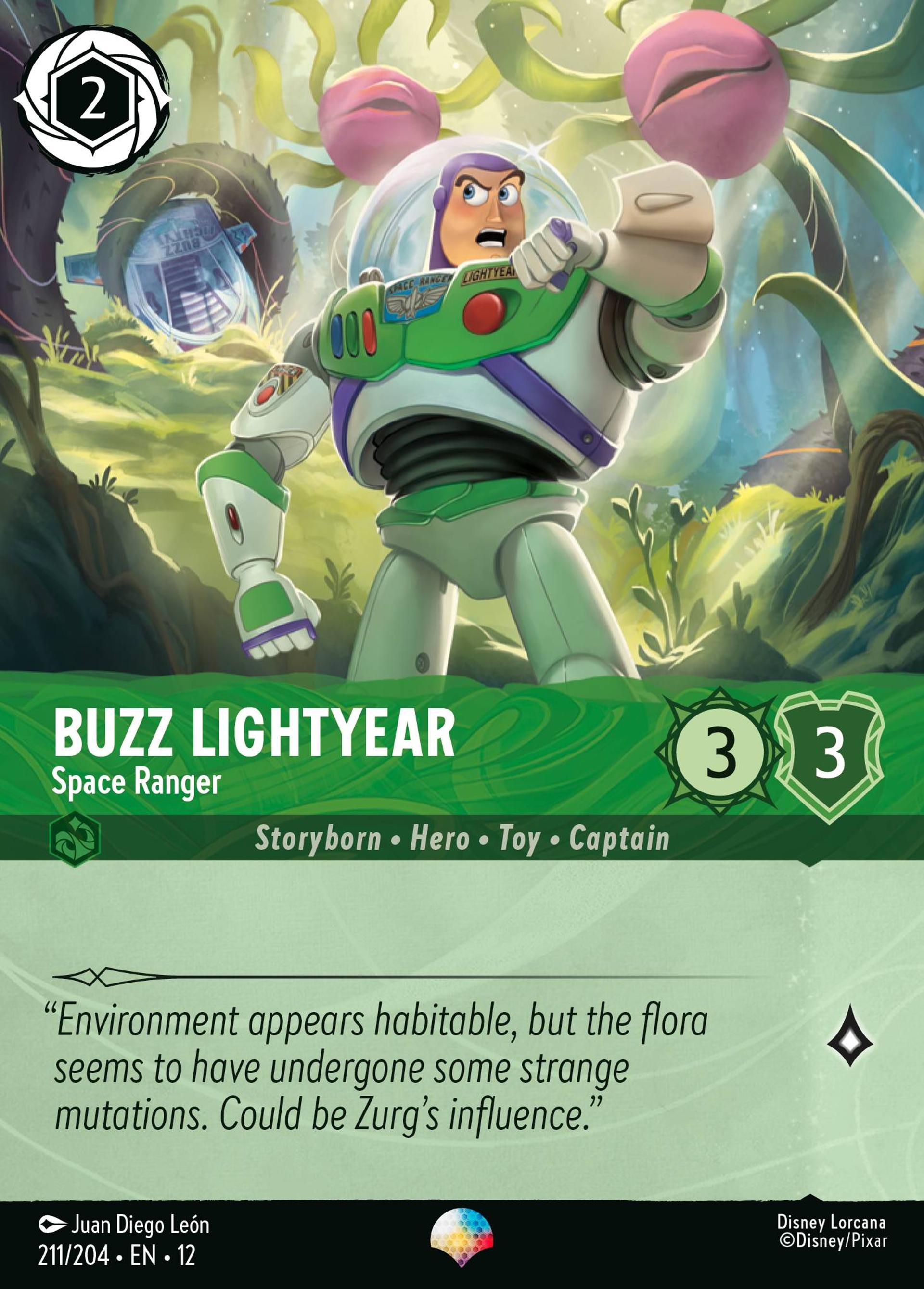 Buzz l'Éclair - Ranger de l'espace — Wilds Unknown — Lorcana