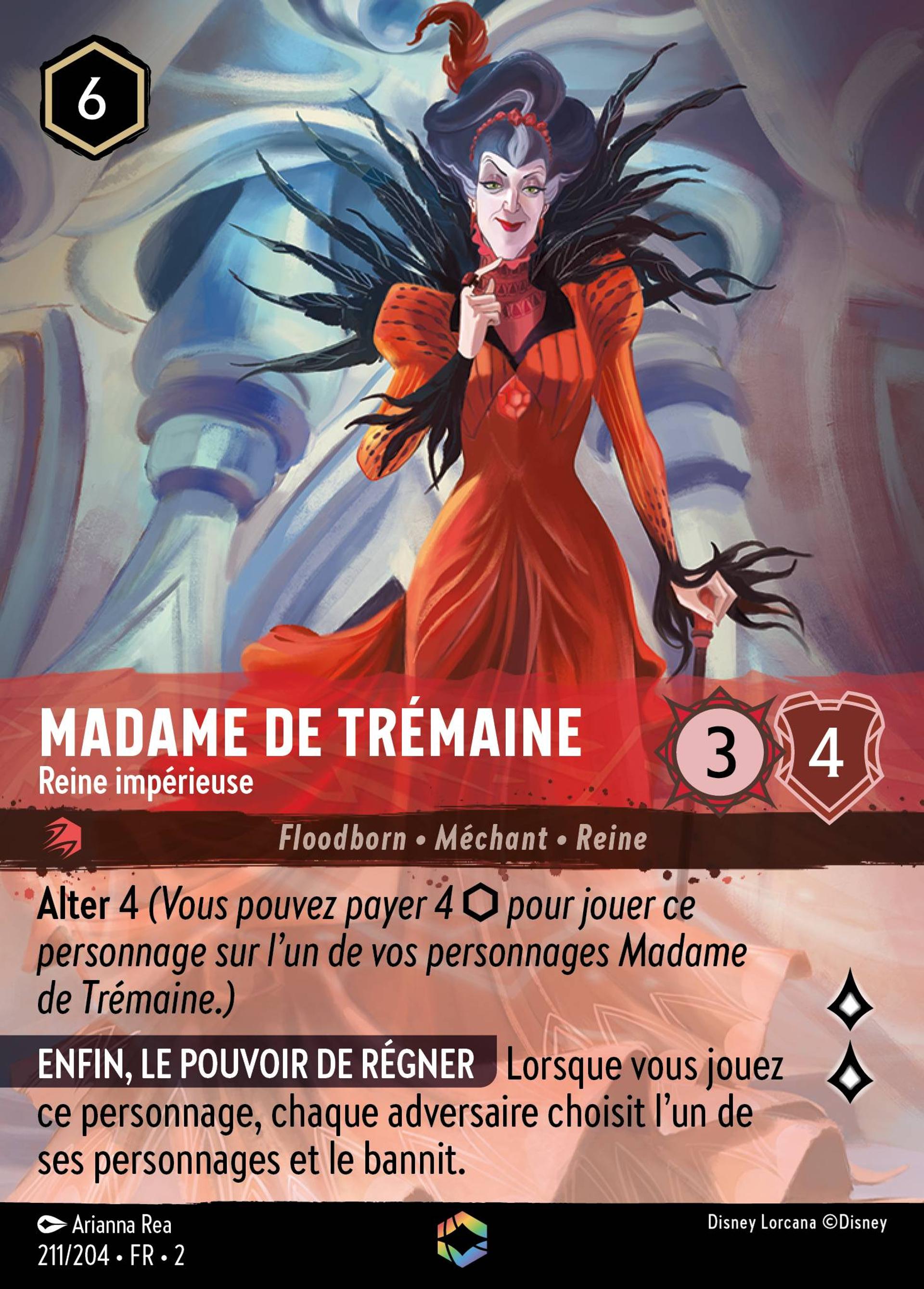 Madame de Trémaine - Reine impérieuse — Rise of the Floodborn — Lorcana
