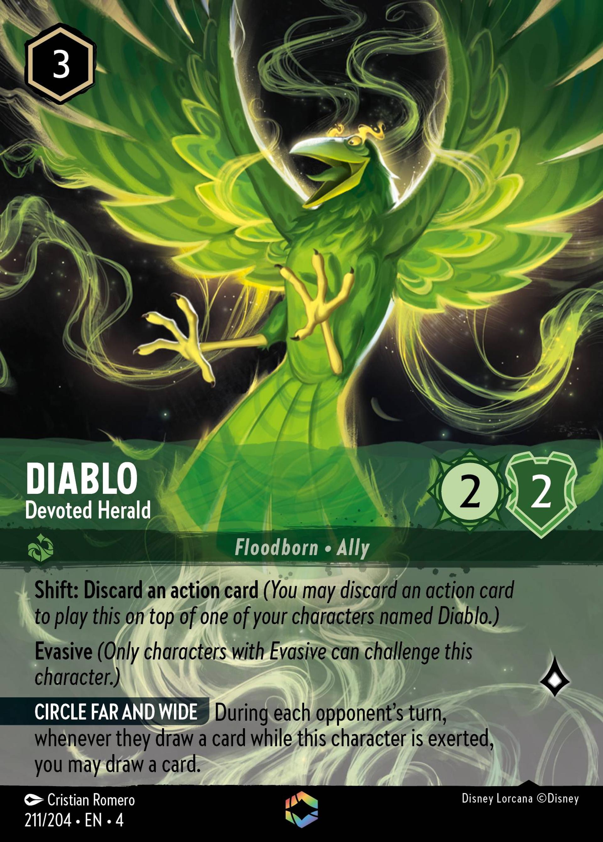 Diablo - Devoted Herald — Ursula's Return — Lorcana
