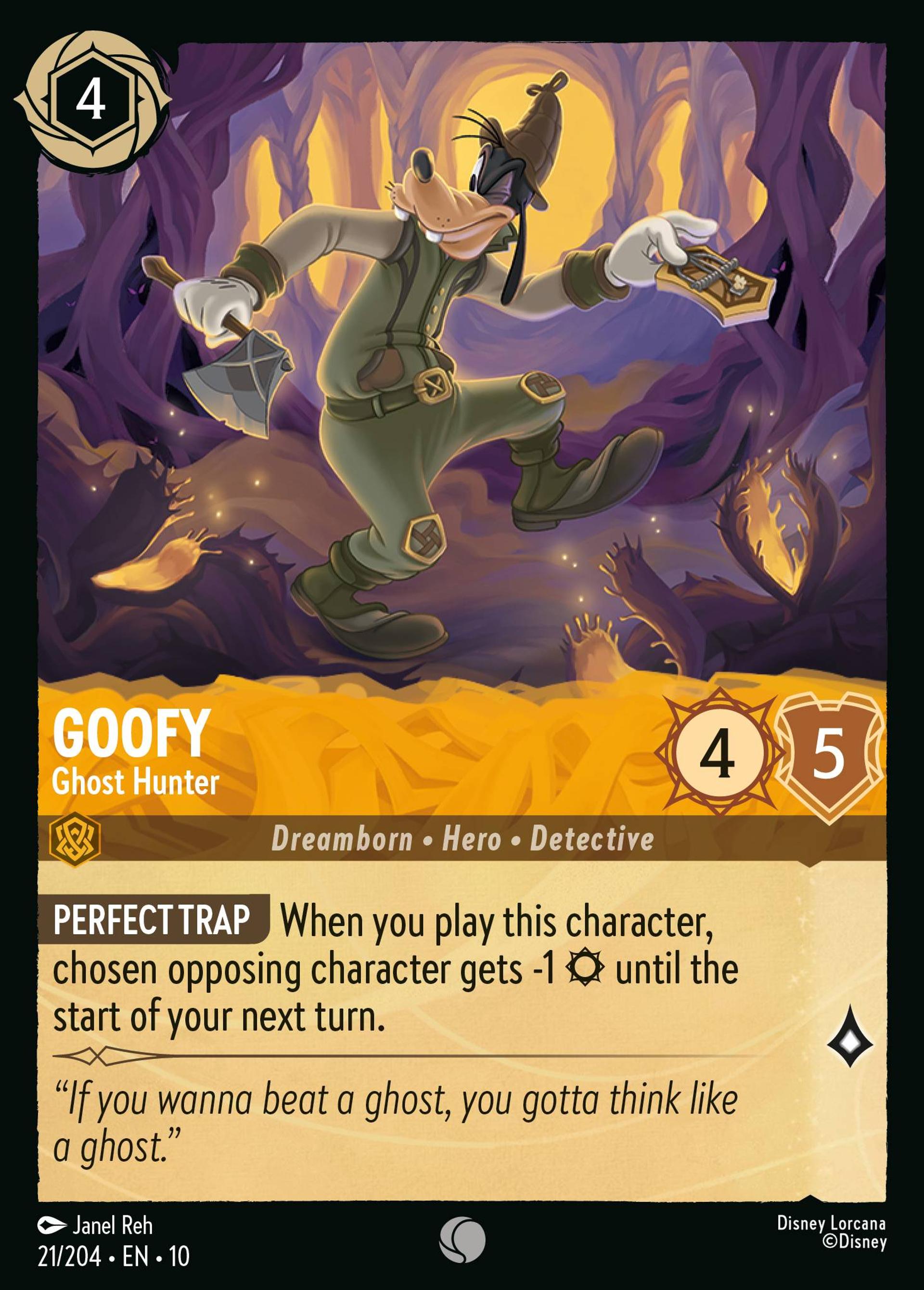 Goofy - Ghost Hunter — Whispers in the Well — Lorcana