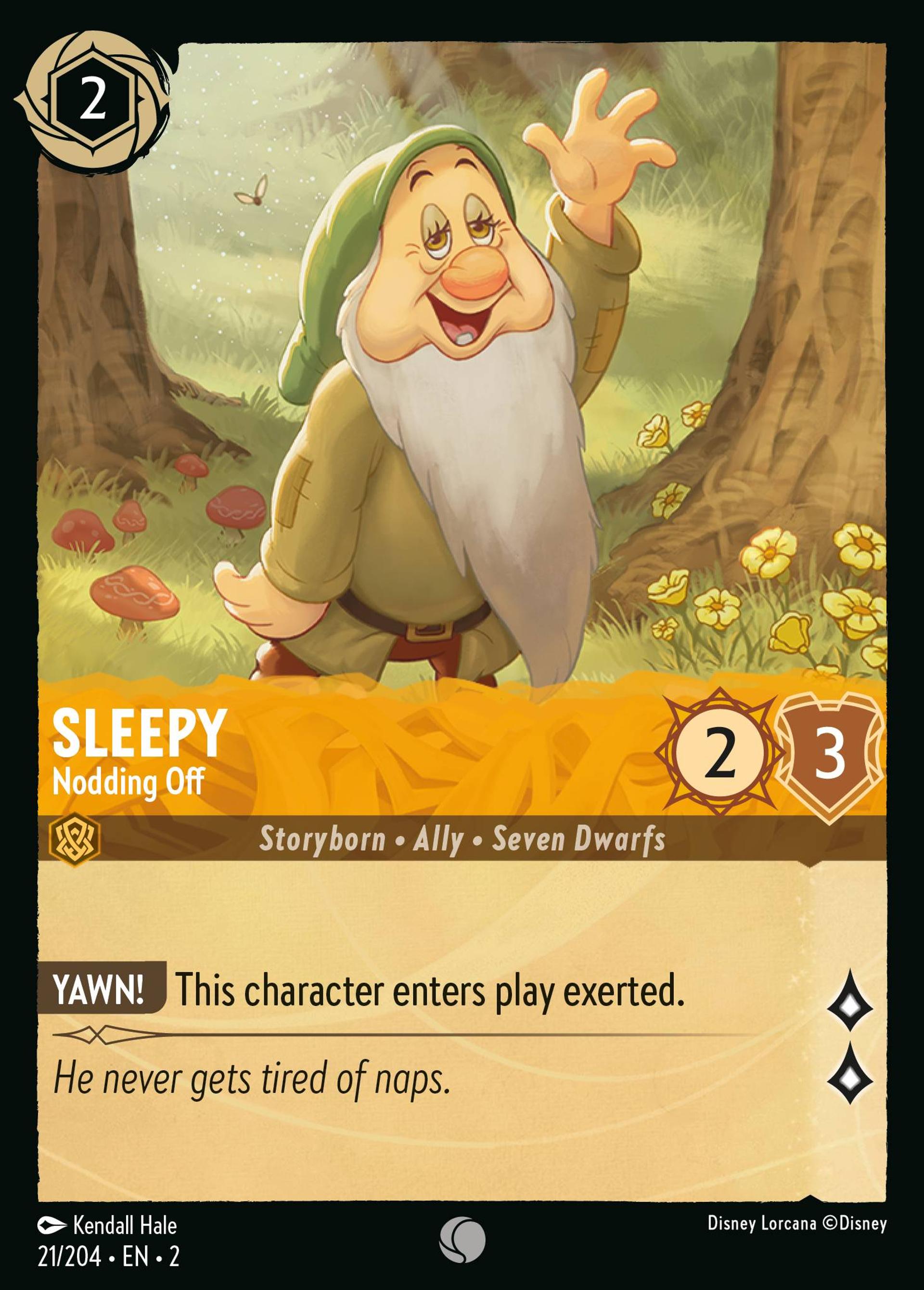 Sleepy - Nodding Off — Rise of the Floodborn — Lorcana