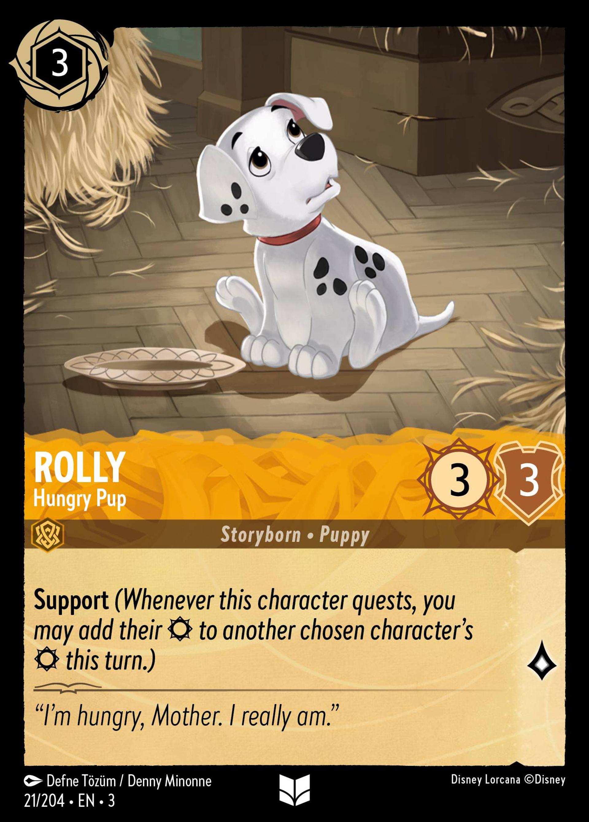 Rolly - Chiot affamé — Into the Inklands — Lorcana
