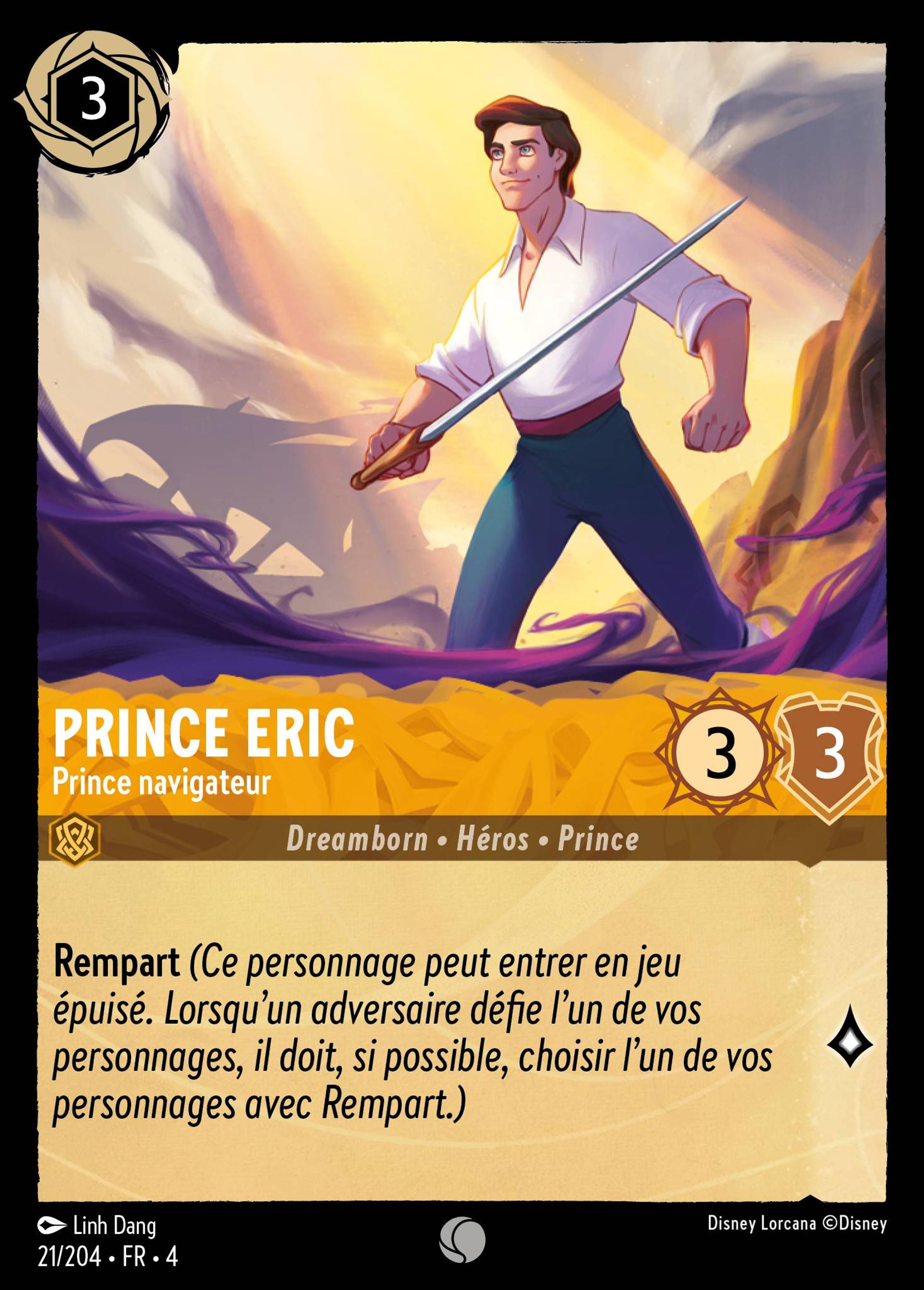 Prince Eric - Prince navigateur — Ursula's Return — Lorcana