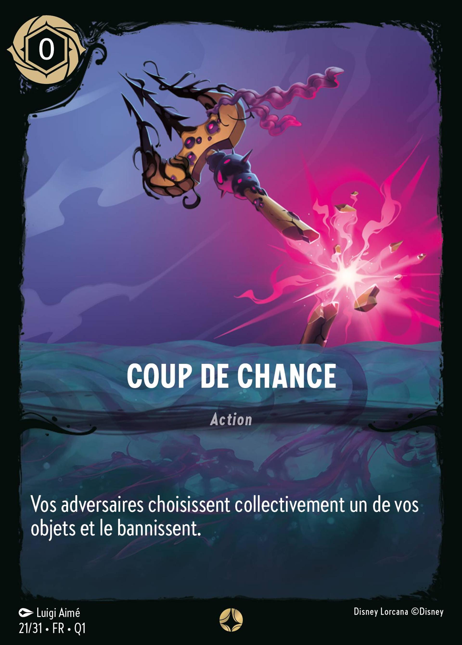 Coup de Chance — Illumineer's Quest: Deep Trouble — Lorcana