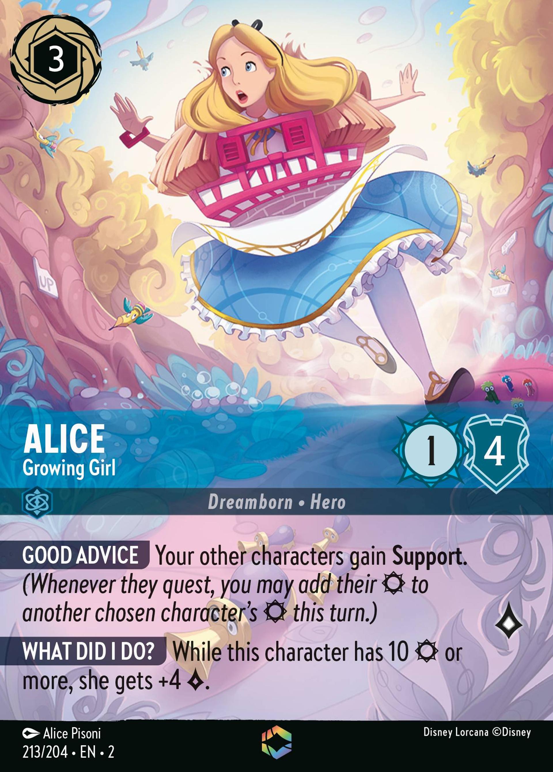 Alice - En pleine croissance — Rise of the Floodborn — Lorcana