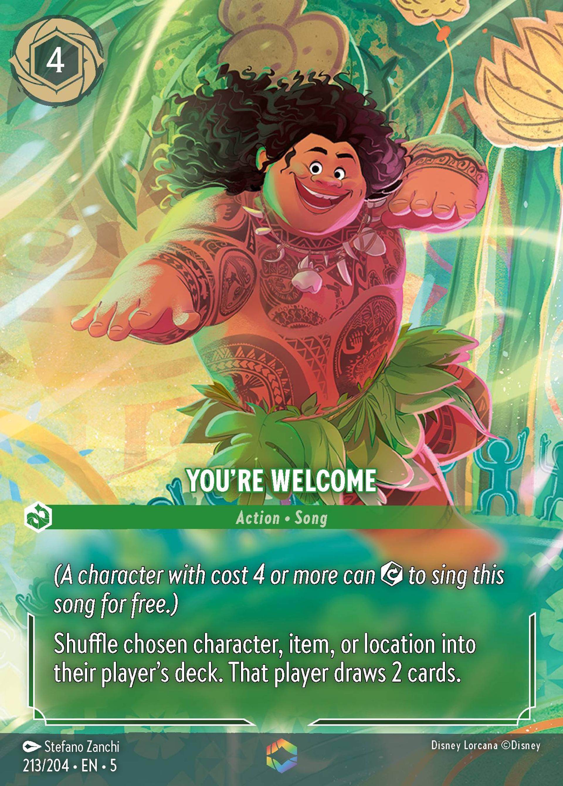 You're Welcome — Shimmering Skies — Lorcana