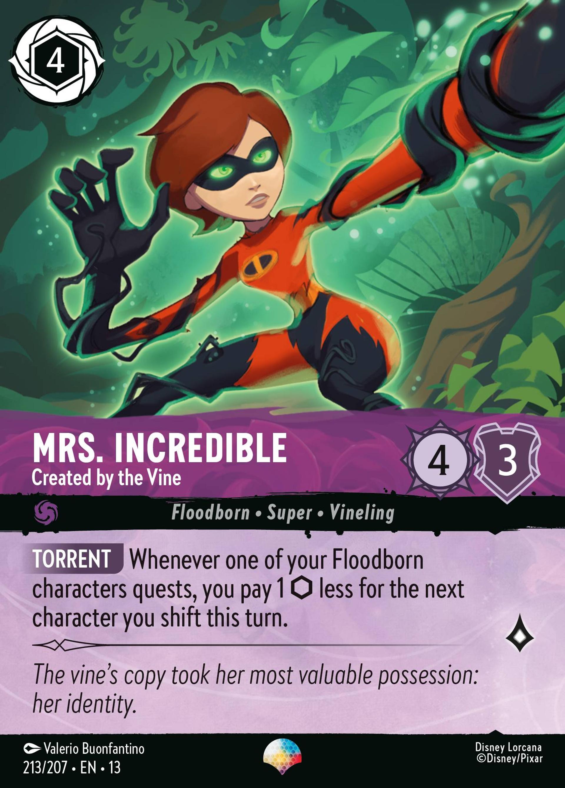 Mme Indestructible - Créée par la Plante — Attack of the Vine! — Lorcana