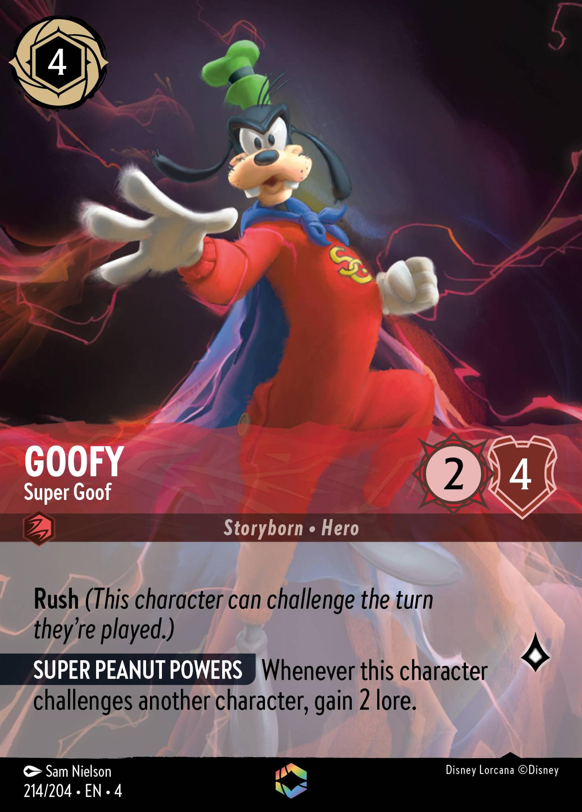 Goofy - Super Goof — Ursula's Return — Lorcana