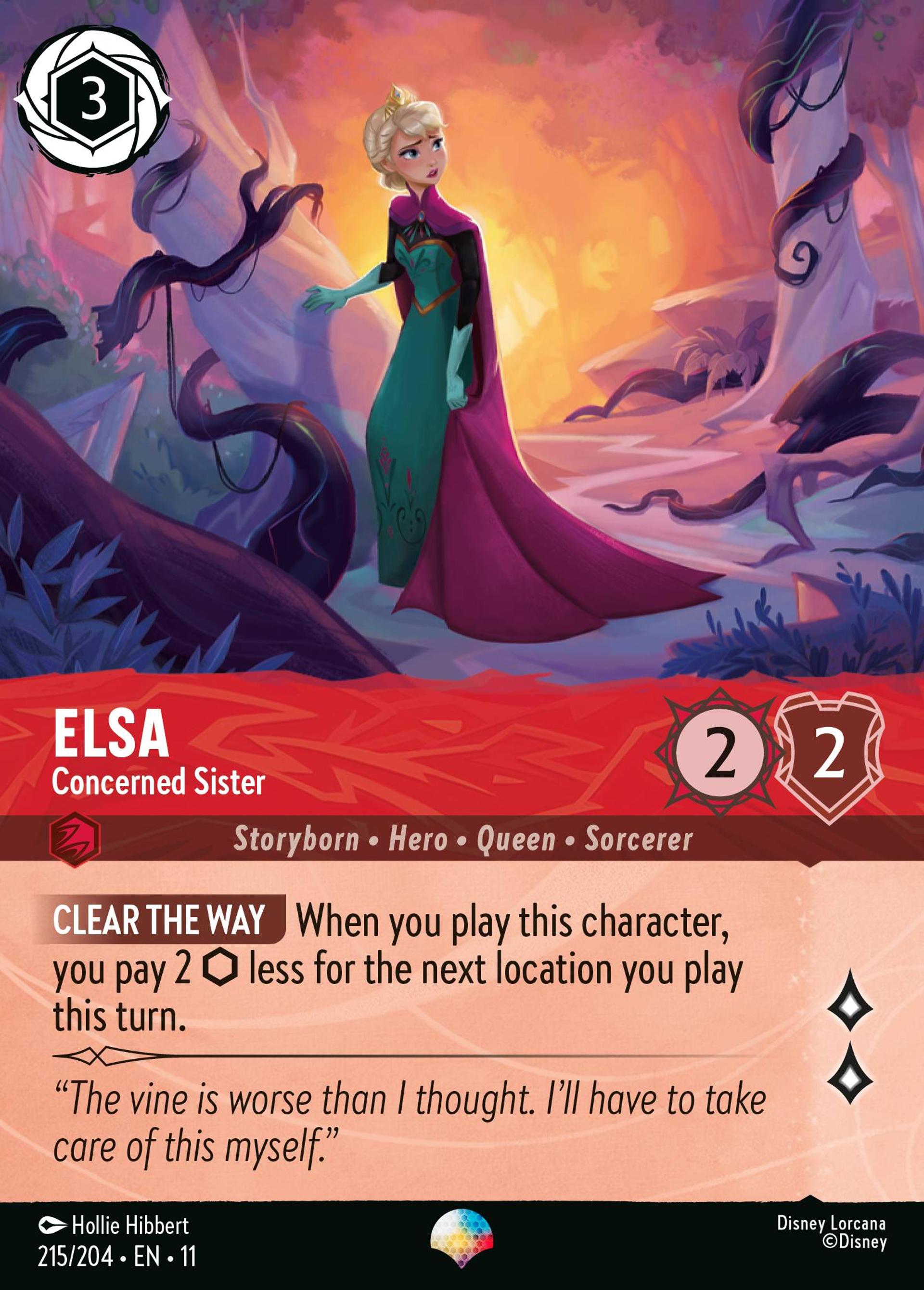 Elsa - Sœur soucieuse — Winterspell — Lorcana