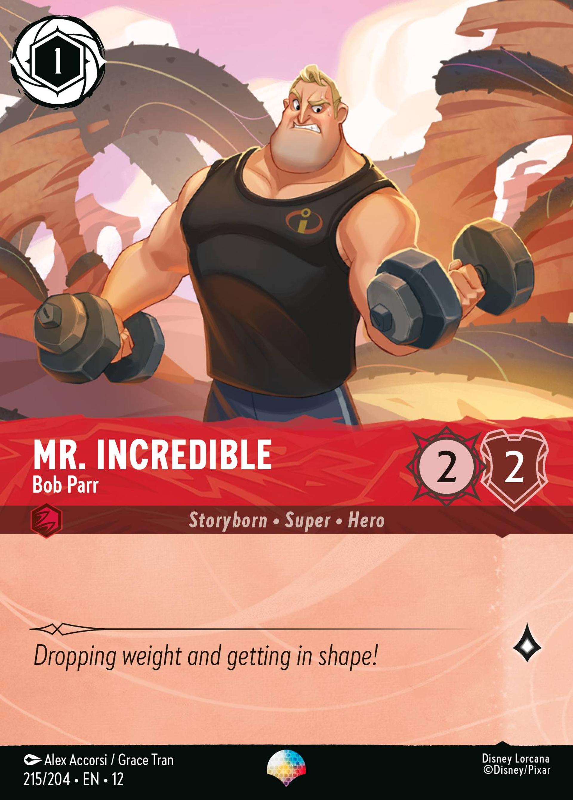 M. Indestructible - Bob Parr — Wilds Unknown — Lorcana