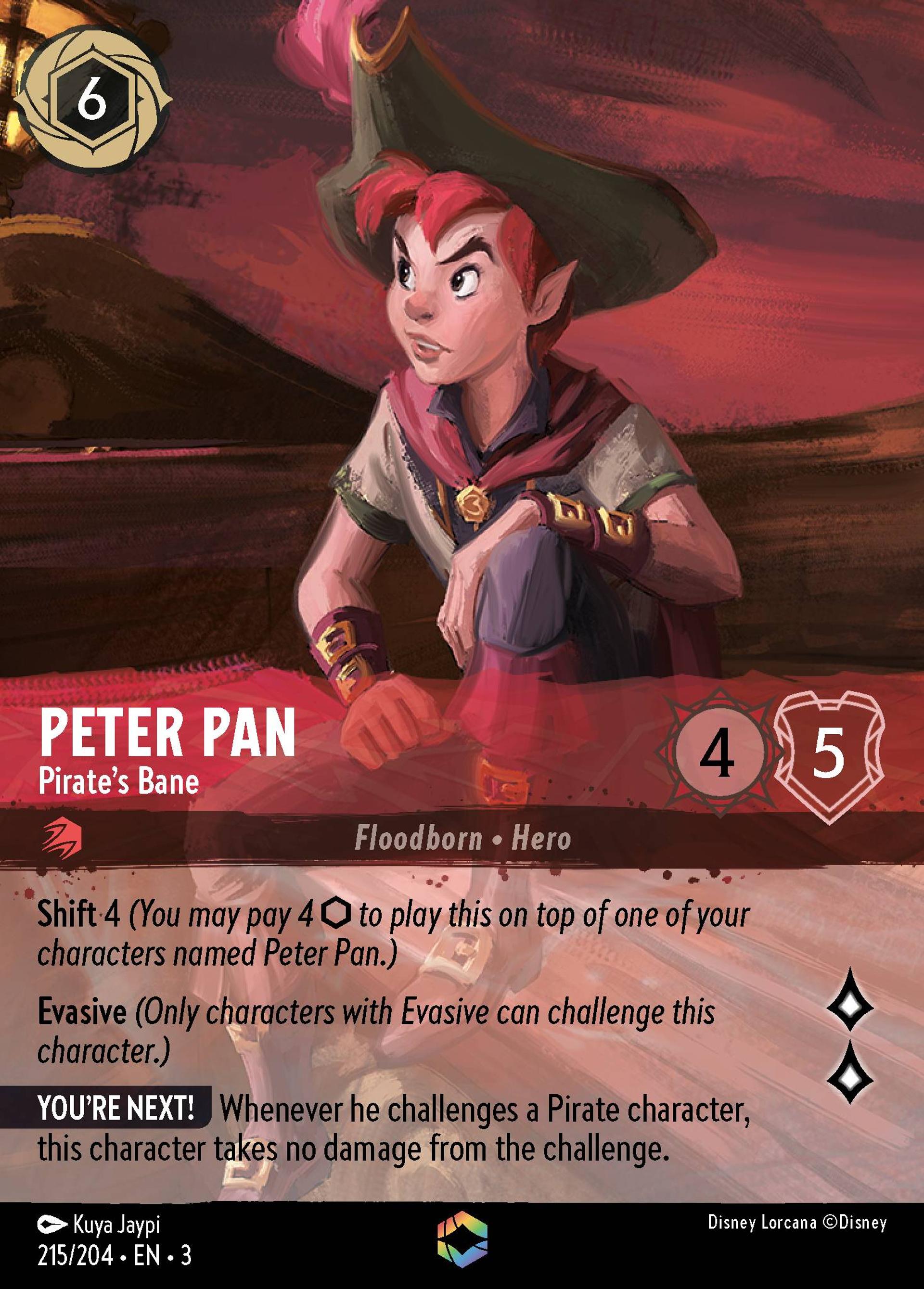Peter Pan - Fléau des pirates — Into the Inklands — Lorcana