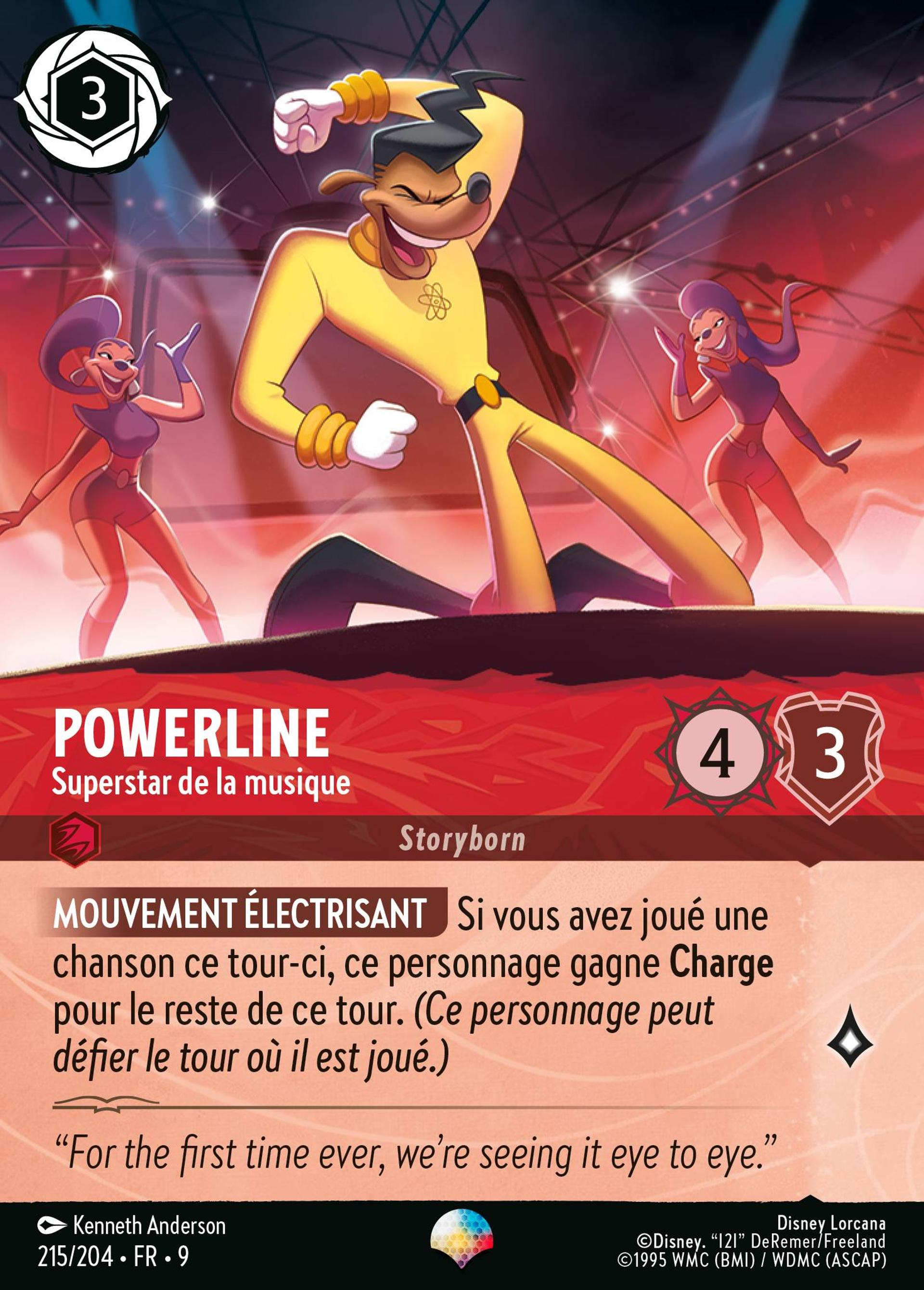Powerline - Superstar de la musique — Fabled — Lorcana