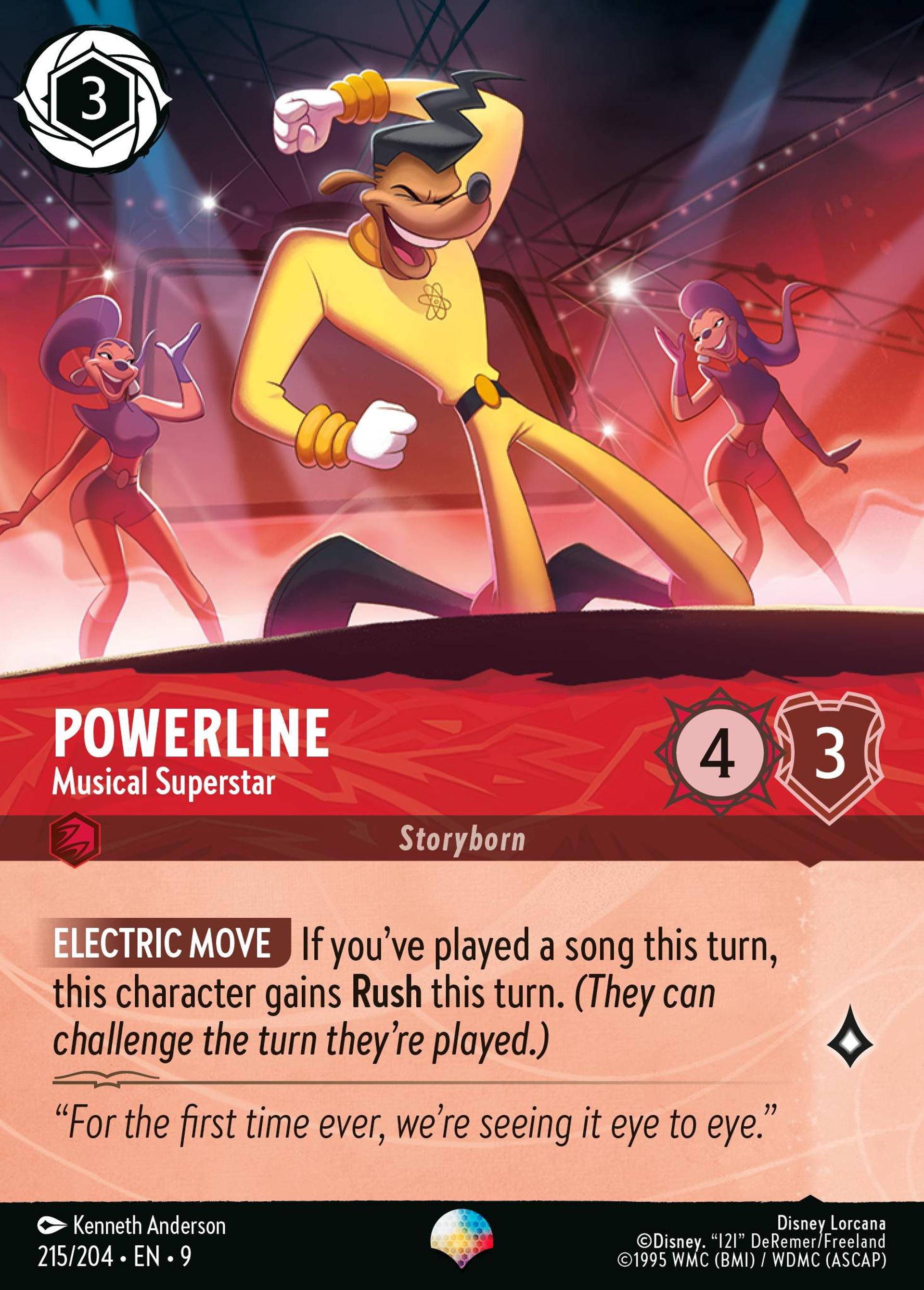 Powerline - Musical Superstar — Fabled — Lorcana