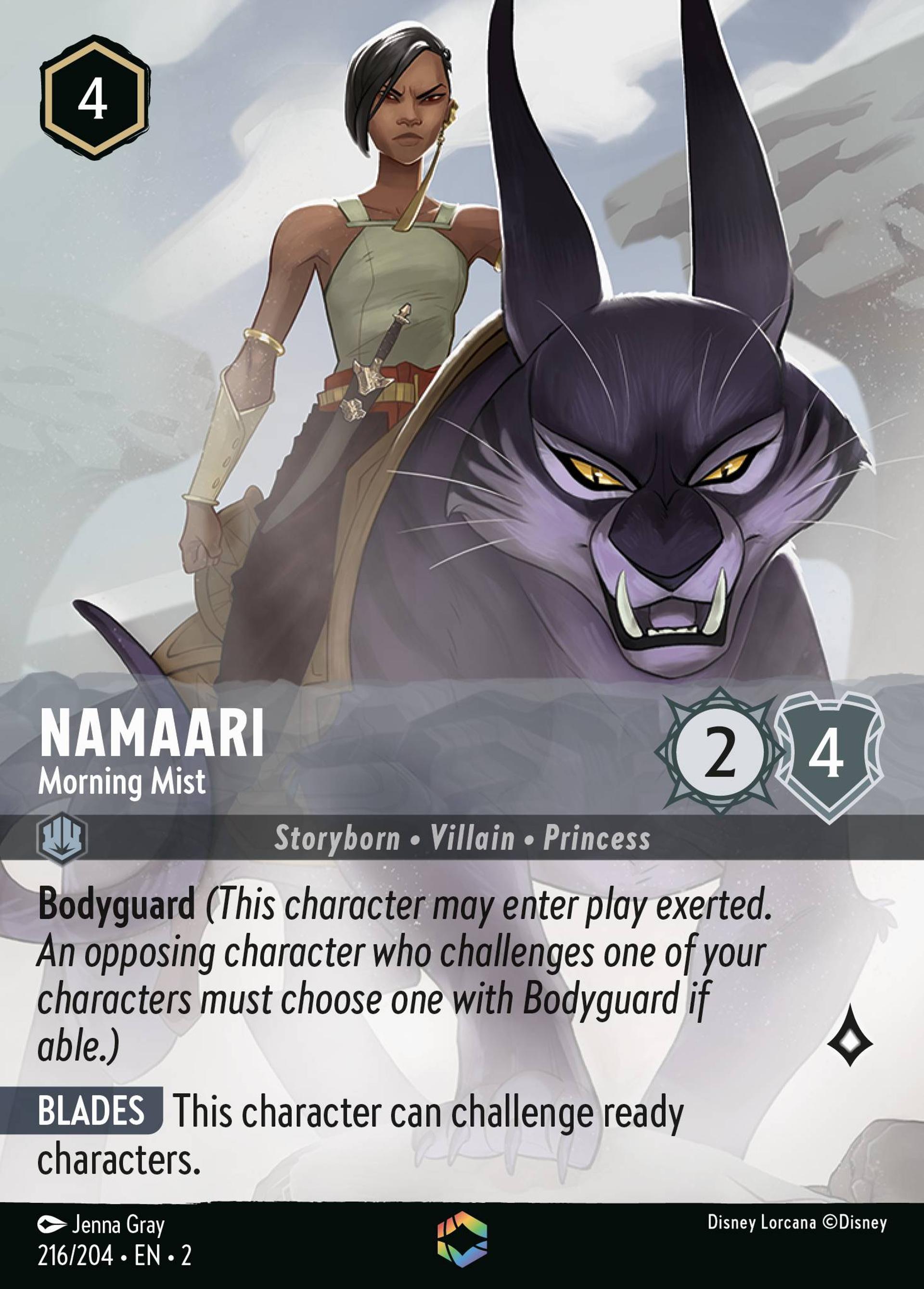 Namaari - Brume matinale — Rise of the Floodborn — Lorcana
