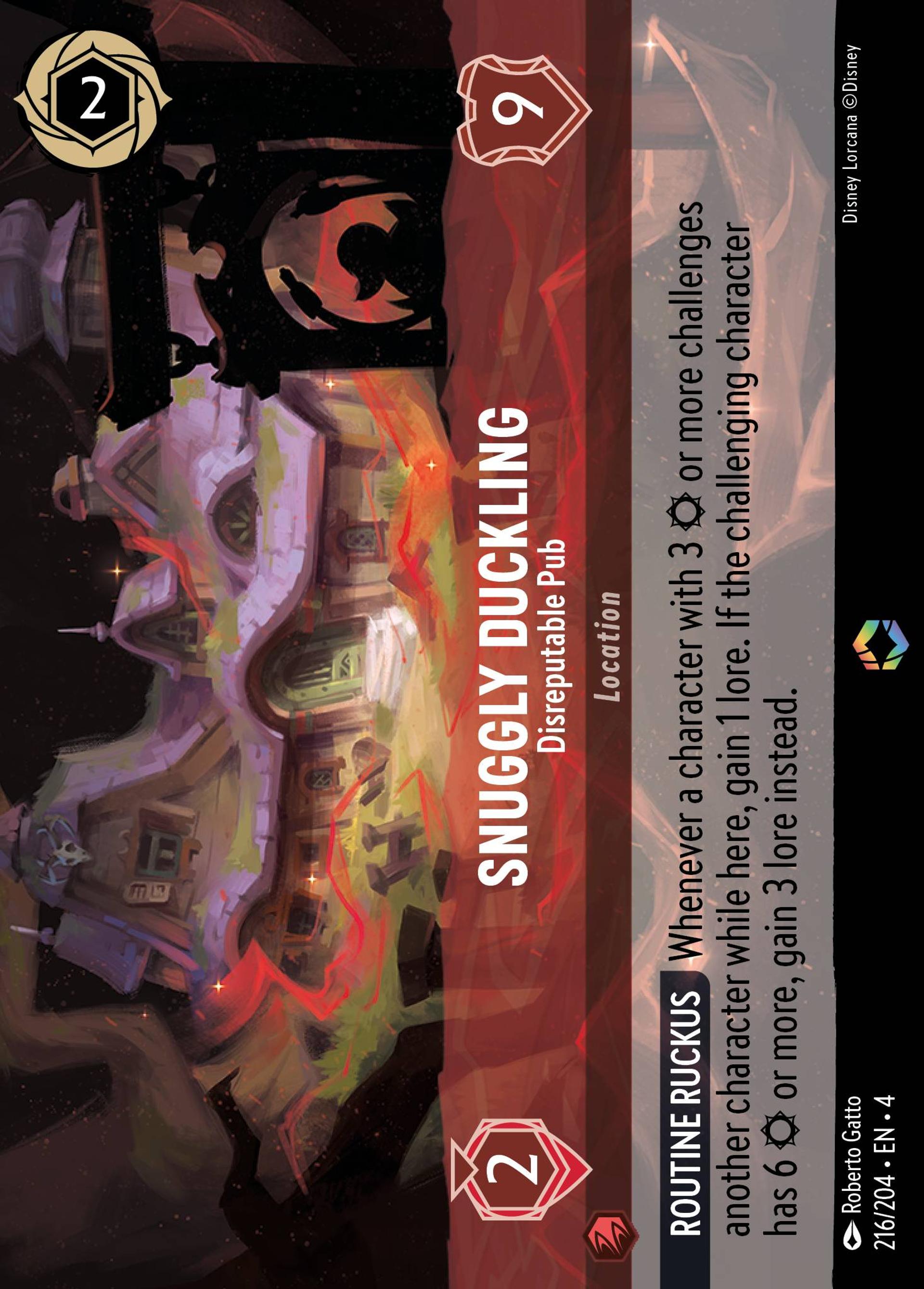 Snuggly Duckling - Disreputable Pub — Ursula's Return — Lorcana