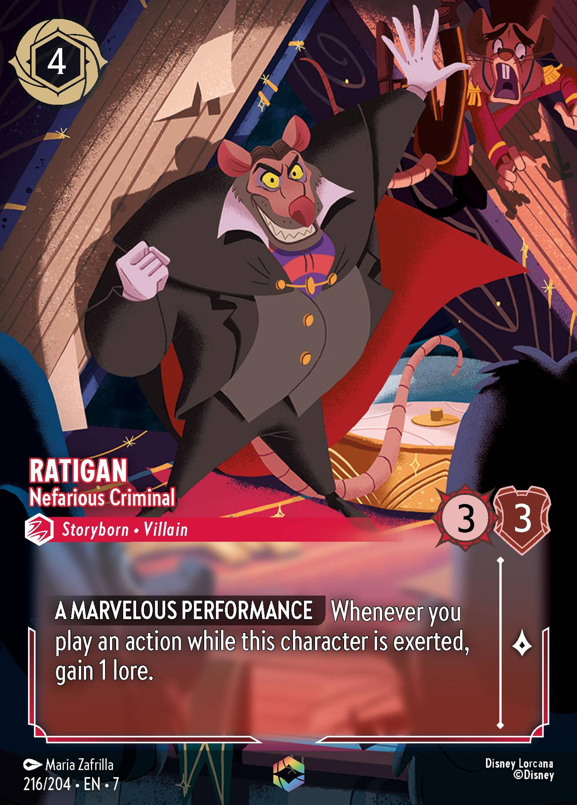 Ratigan - Nefarious Criminal — Archazia's Island — Lorcana