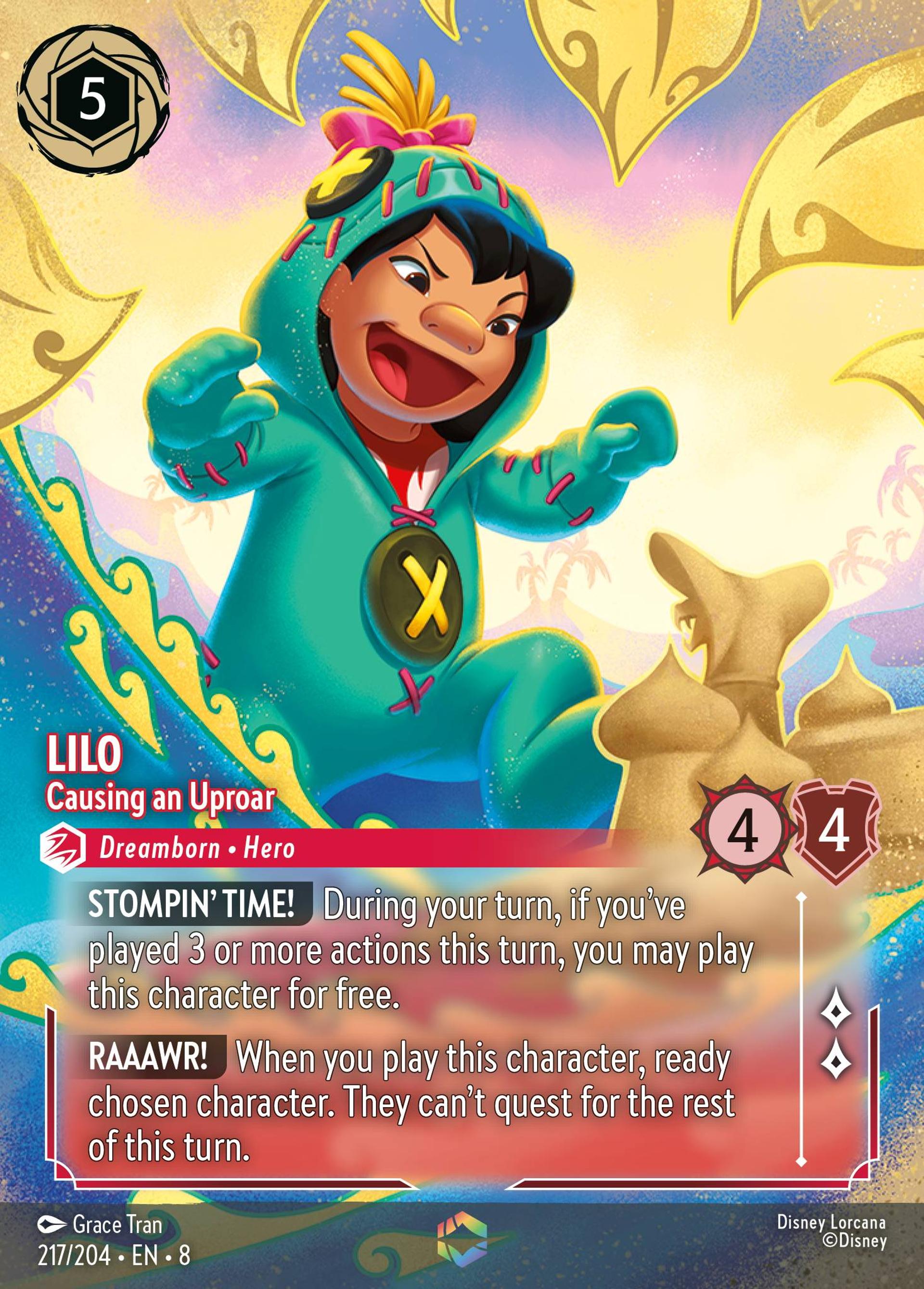 Lilo - Causing an Uproar — The Reign of Jafar — Lorcana