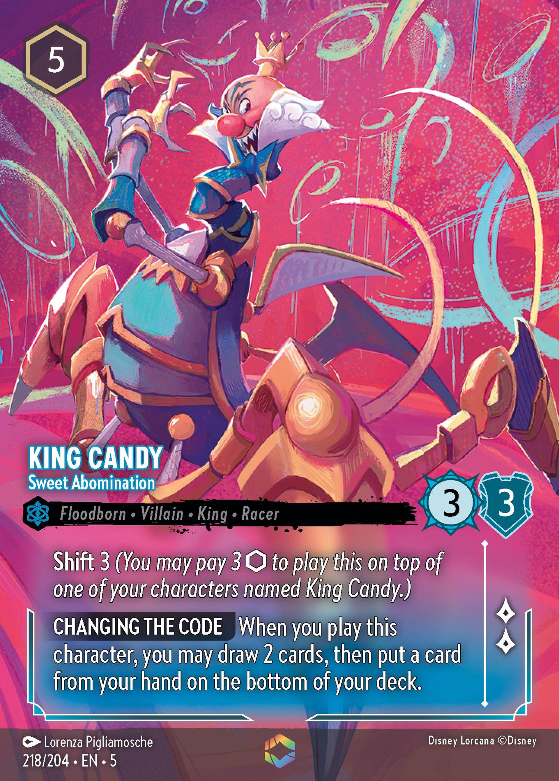 King Candy - Sweet Abomination — Shimmering Skies — Lorcana