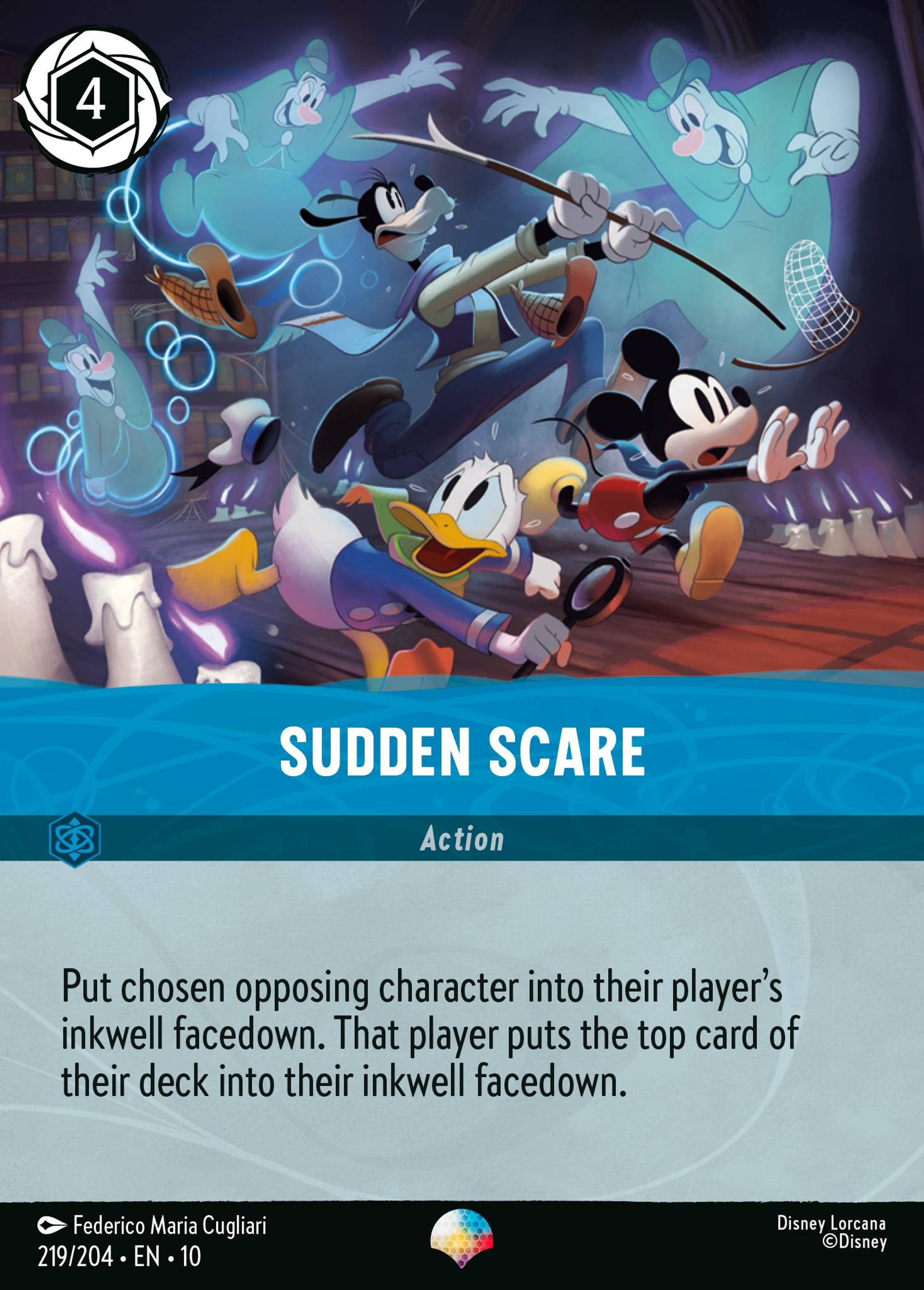 Sudden Scare — Whispers in the Well — Lorcana