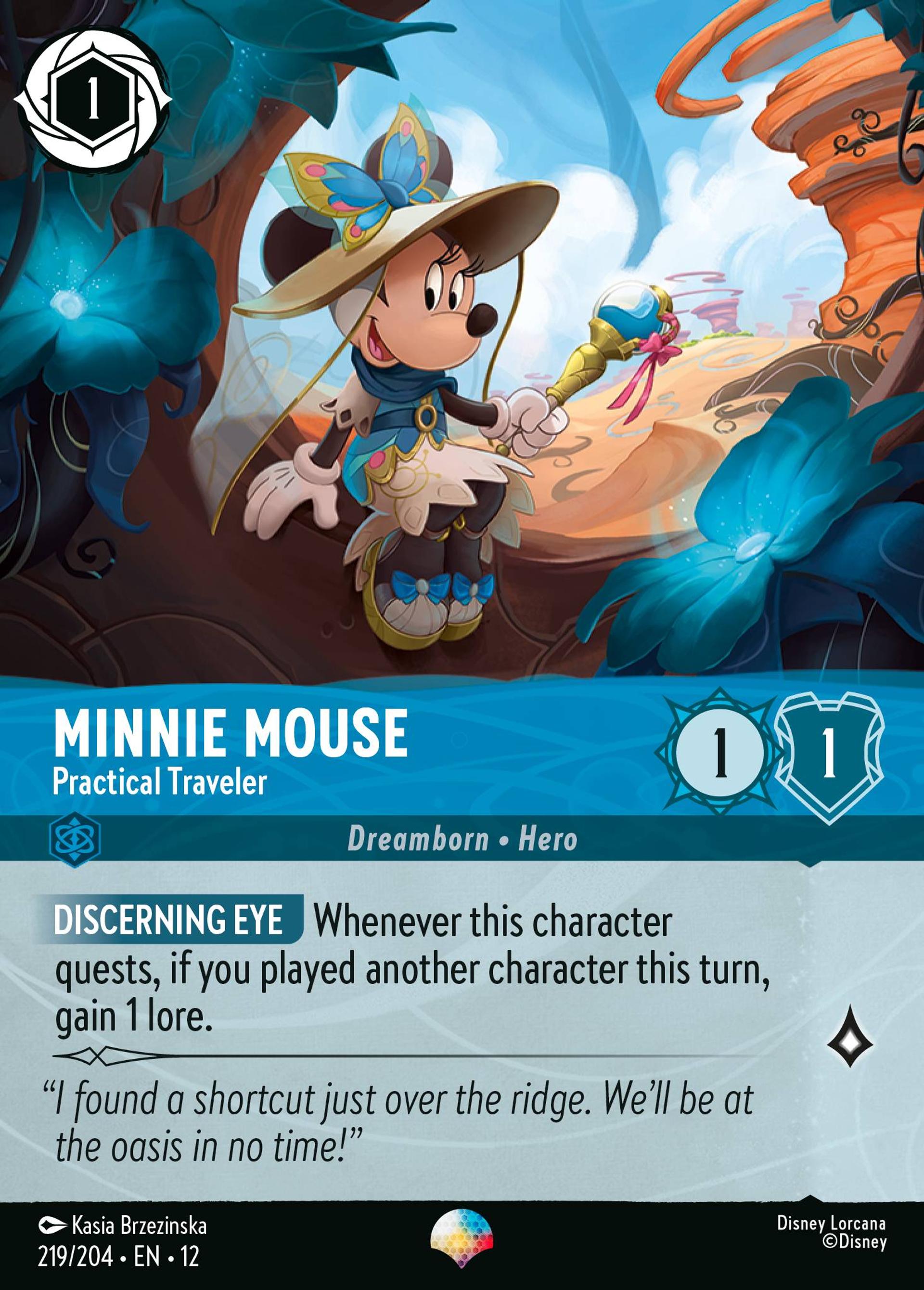 Minnie - Voyageuse à l'esprit pratique — Wilds Unknown — Lorcana