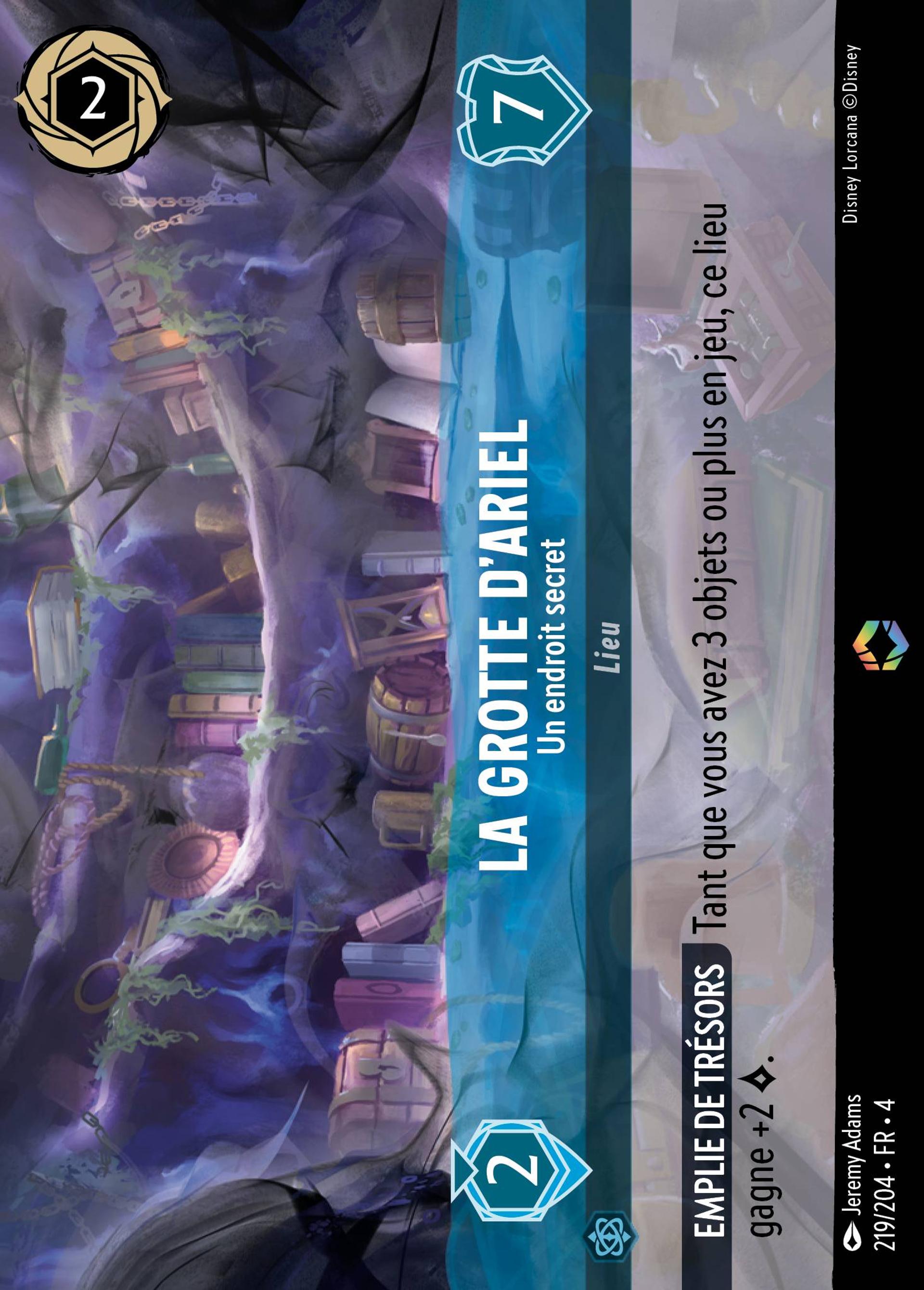 La Grotte d'Ariel - Un endroit secret — Ursula's Return — Lorcana