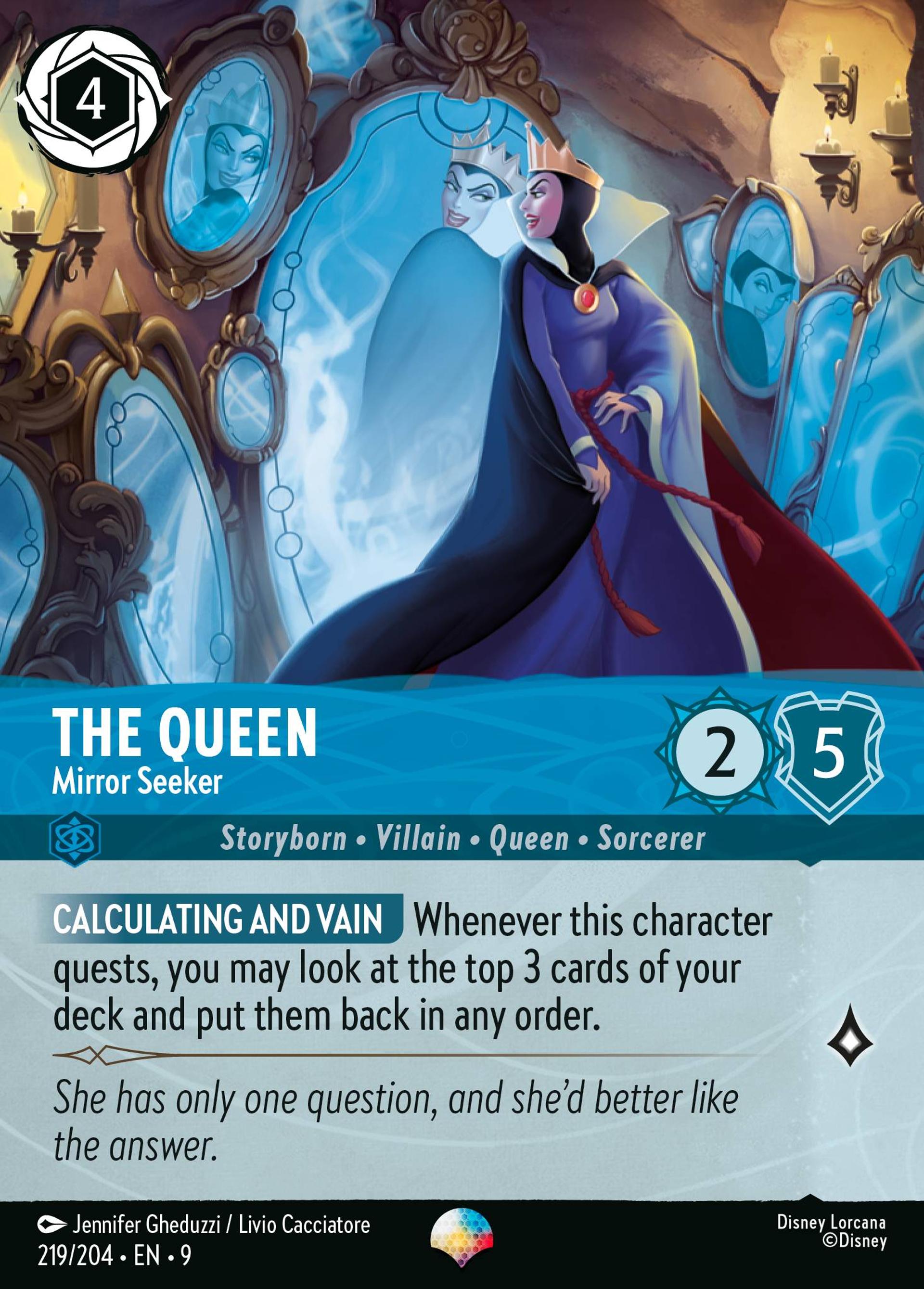 The Queen - Mirror Seeker — Fabled — Lorcana