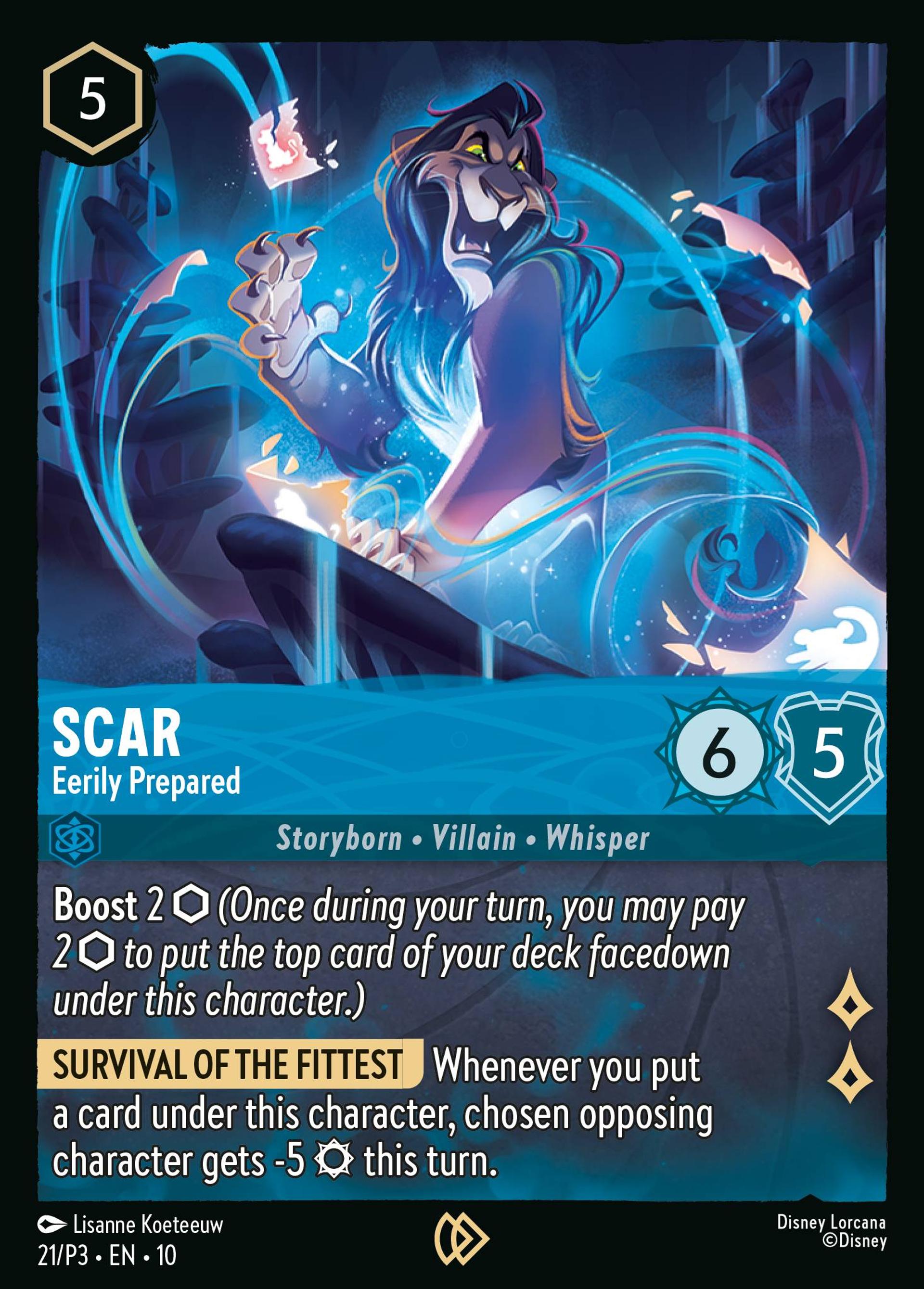Scar - Eerily Prepared — Promos - Year 3 — Lorcana