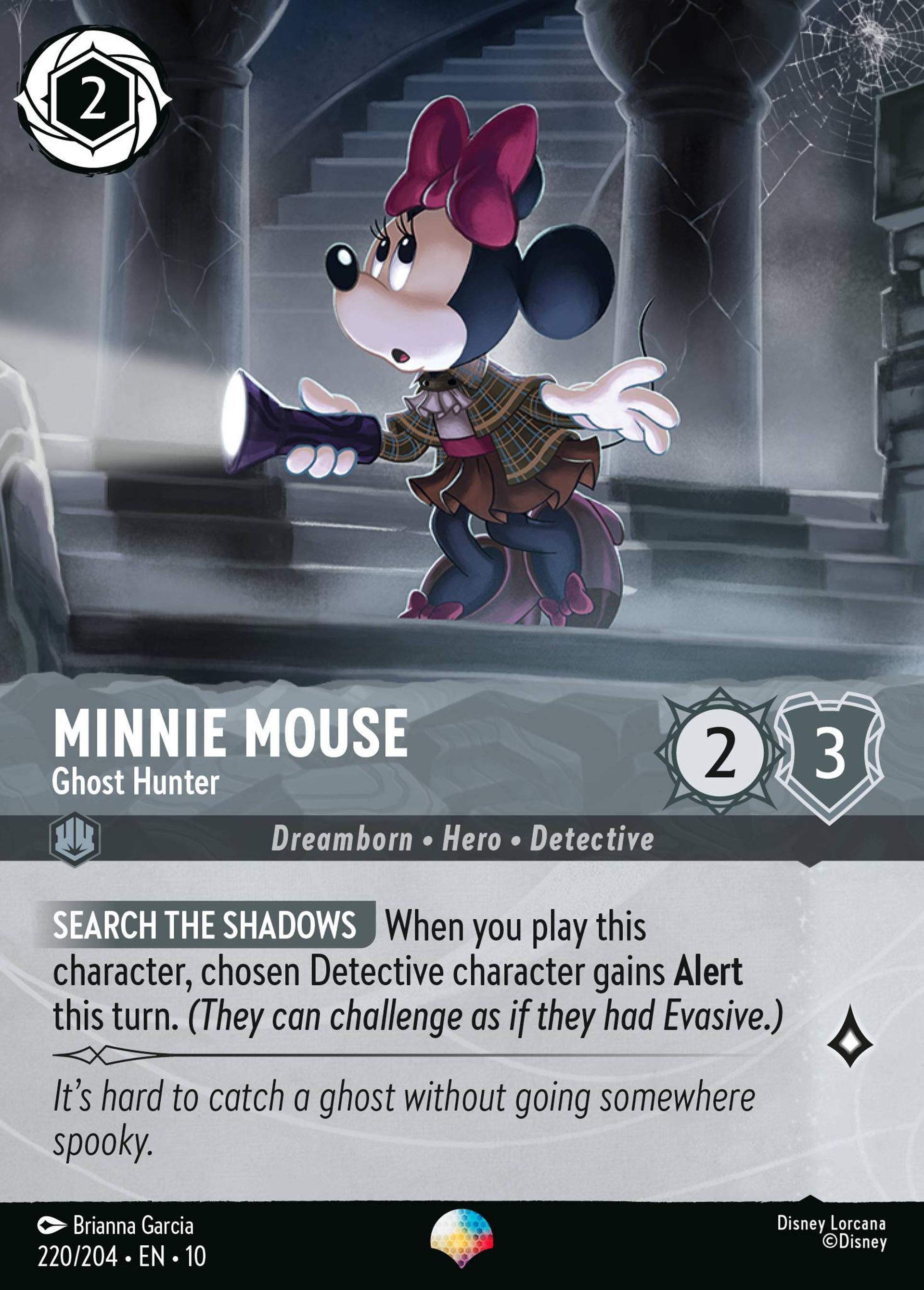 Minnie Mouse - Ghost Hunter — Whispers in the Well — Lorcana