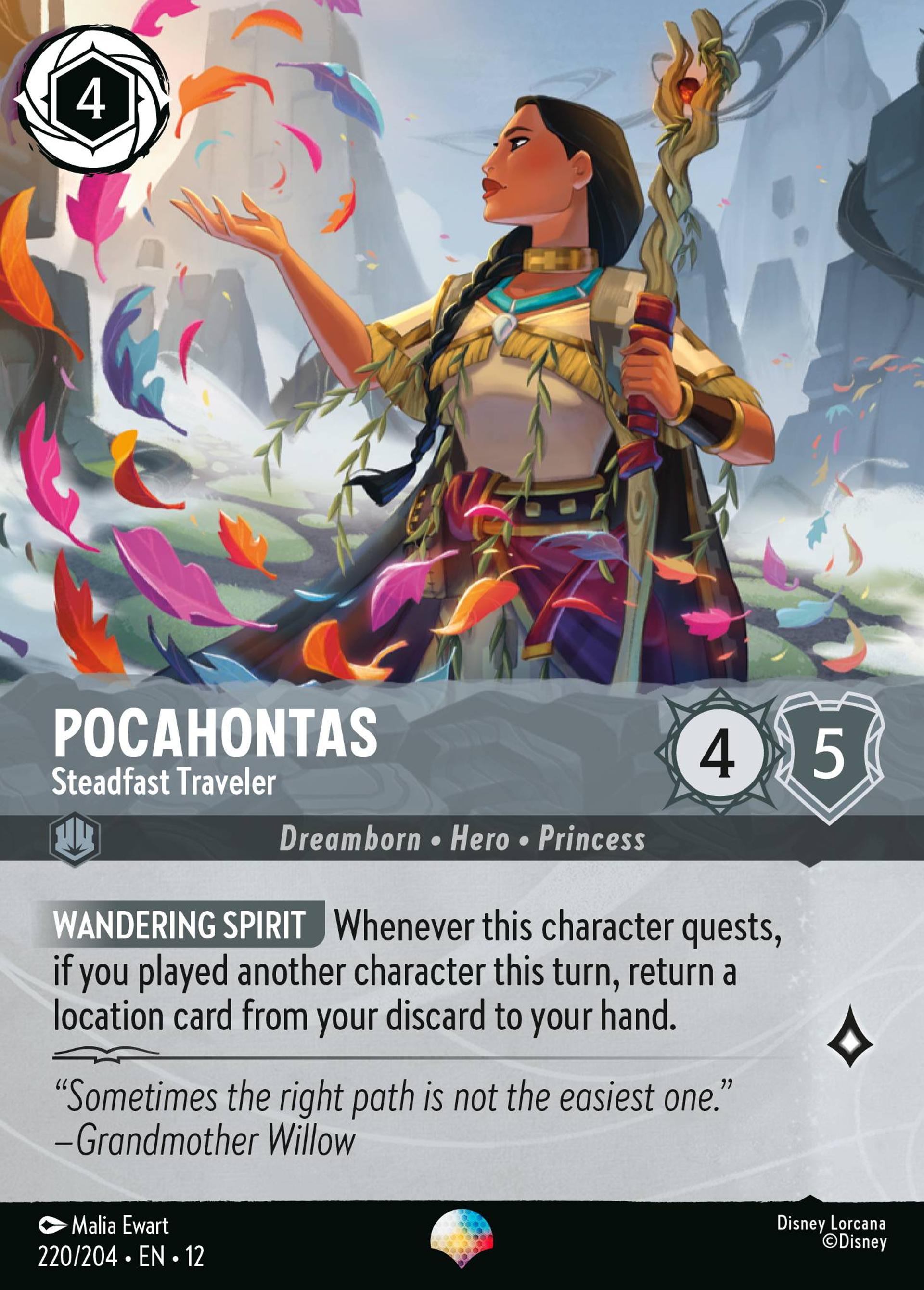 Pocahontas - Voyageuse infatigable — Wilds Unknown — Lorcana