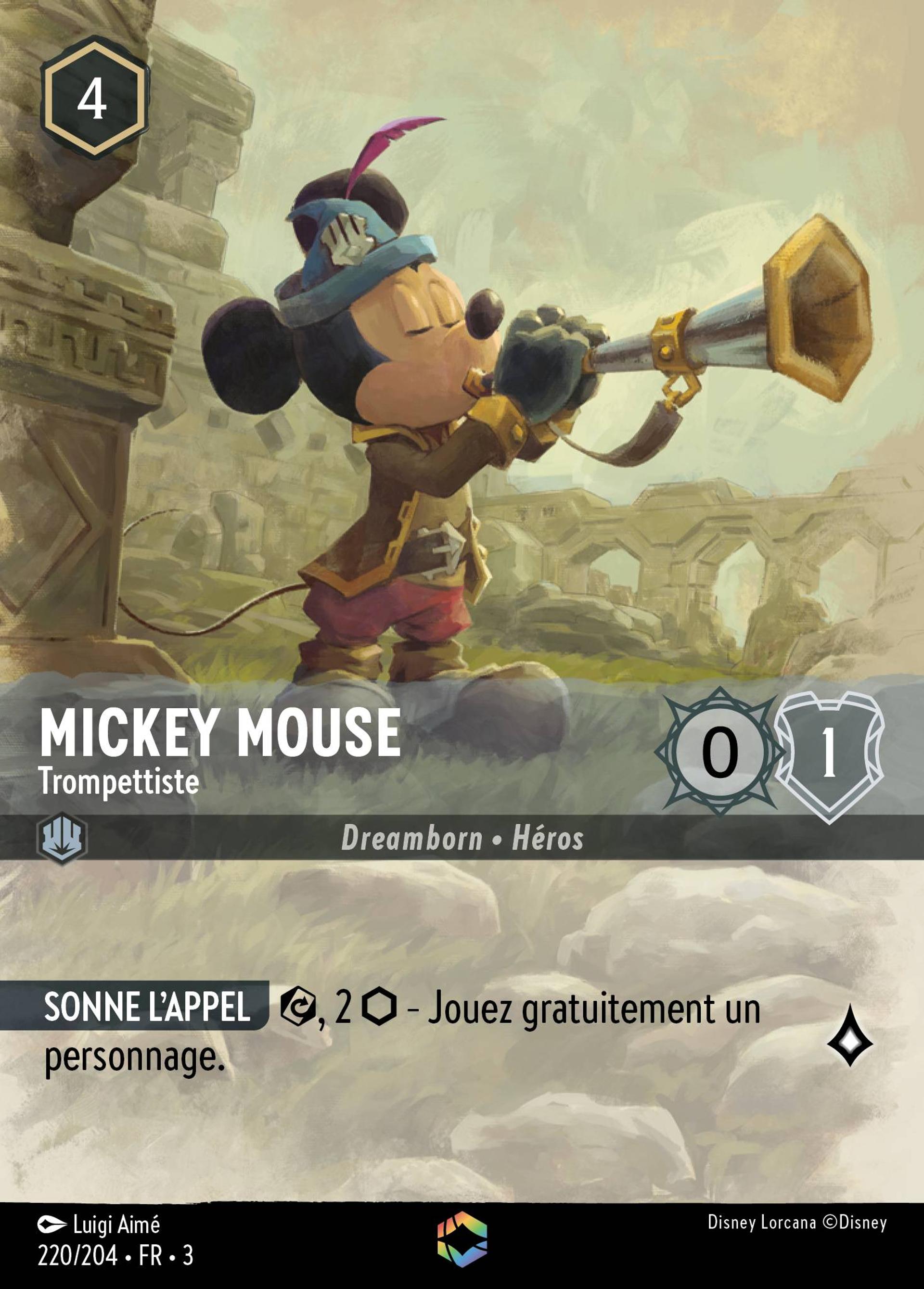 Mickey Mouse - Trompettiste — Into the Inklands — Lorcana