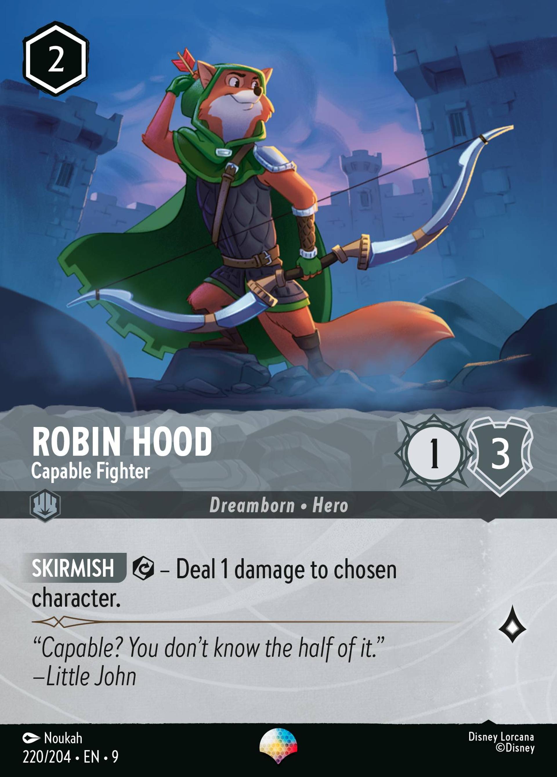 Robin Hood - Capable Fighter — Fabled — Lorcana