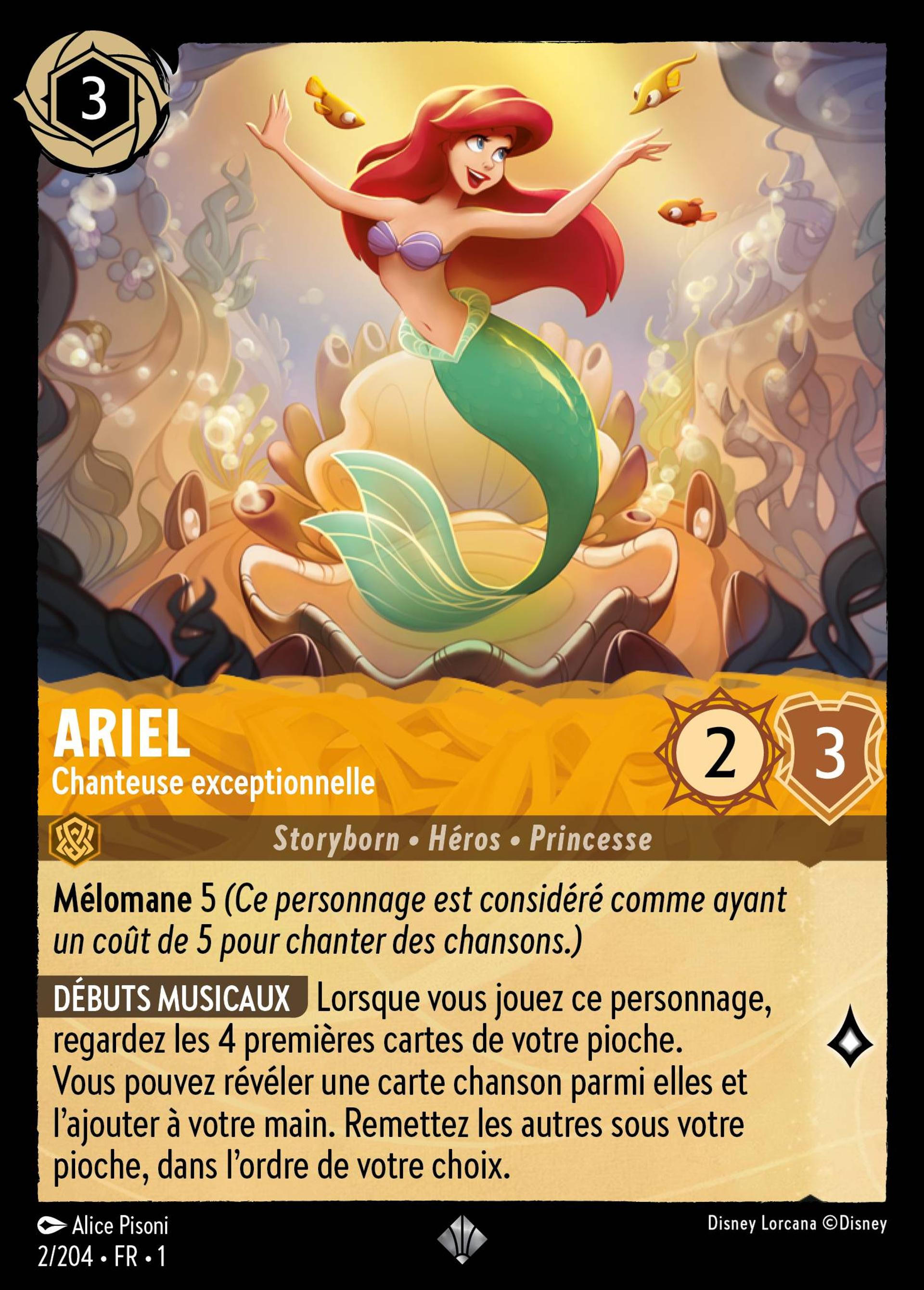 Ariel - Chanteuse exceptionnelle — The First Chapter — Lorcana