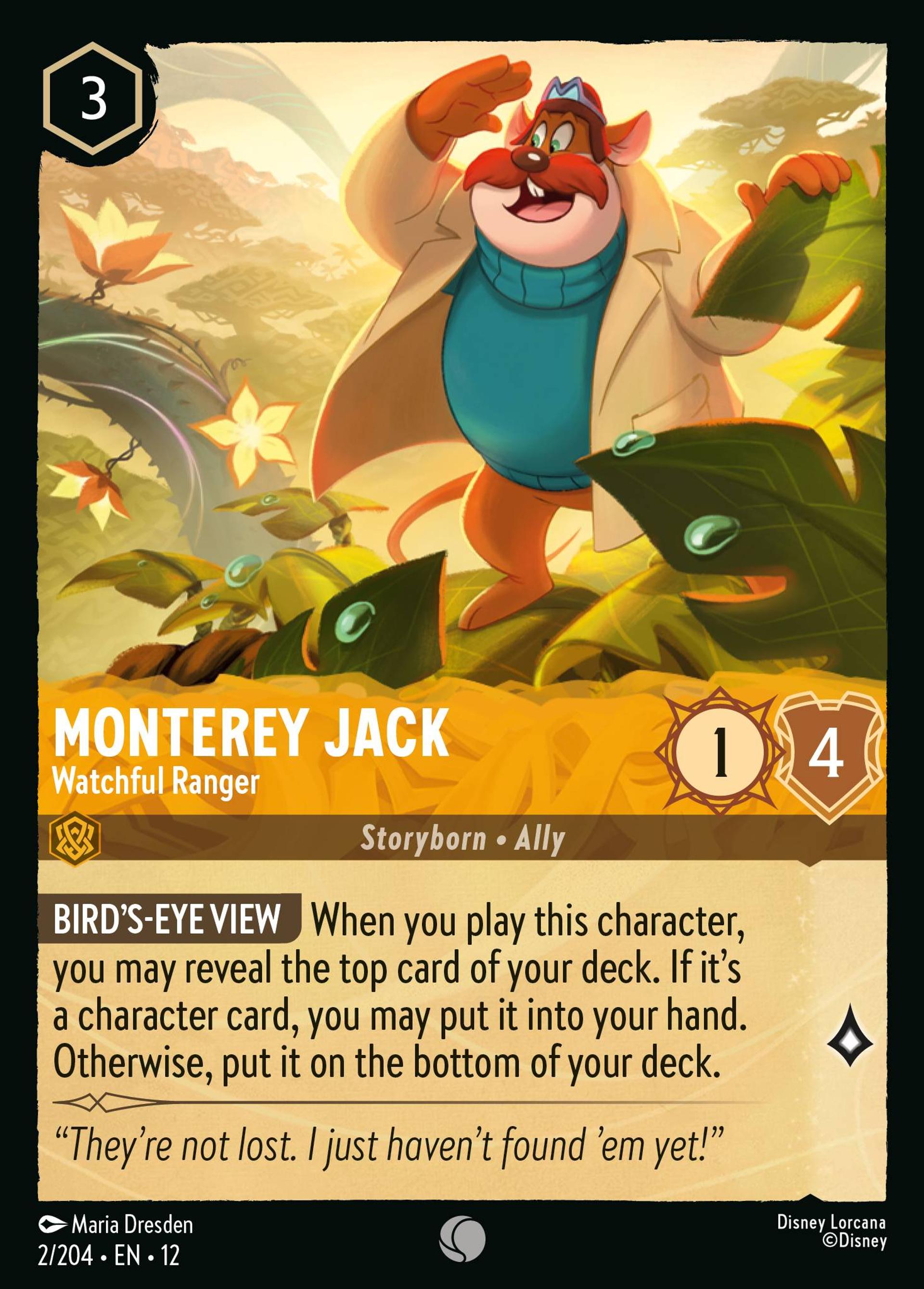 Monterey Jack - Watchful Ranger — Wilds Unknown — Lorcana